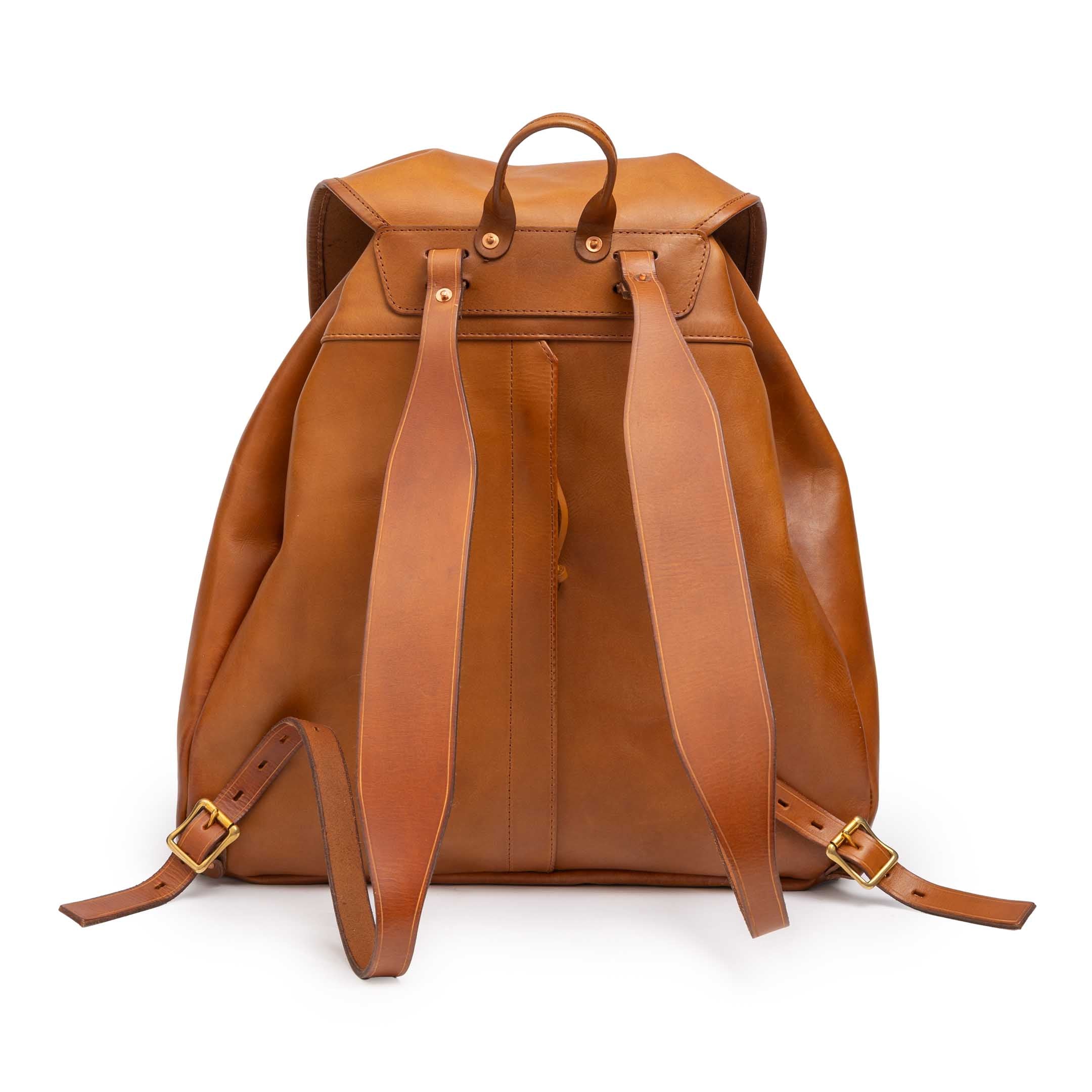 Vasco Leather Army Rucksack Type II Sand - Image 2