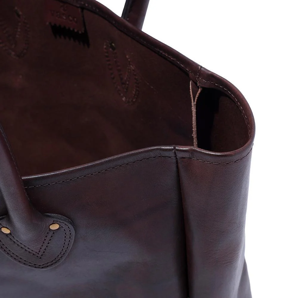 Vasco Leather Old Tote Bag Brown - Image 6