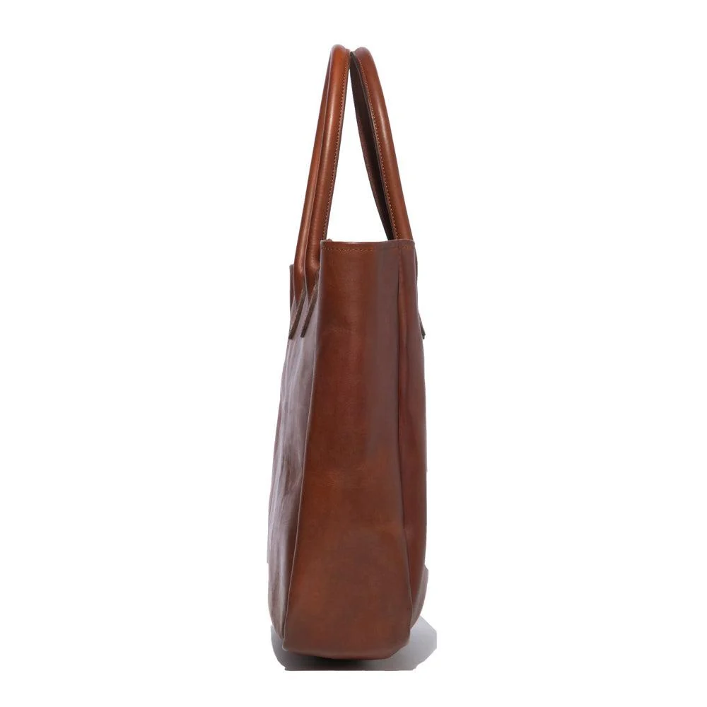 Vasco Leather Old Tote Bag Camel - Image 2