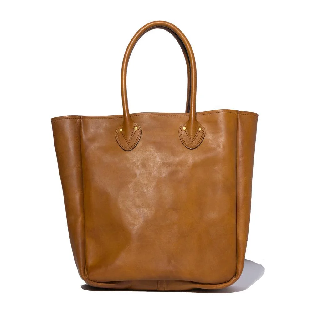 Vasco Leather Old Tote Bag Sand