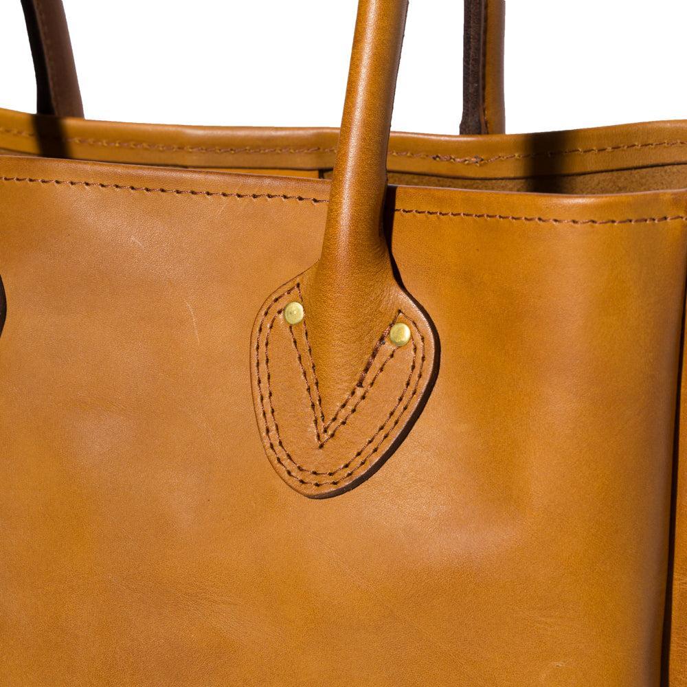 Vasco Leather Old Tote Bag Sand - Image 3