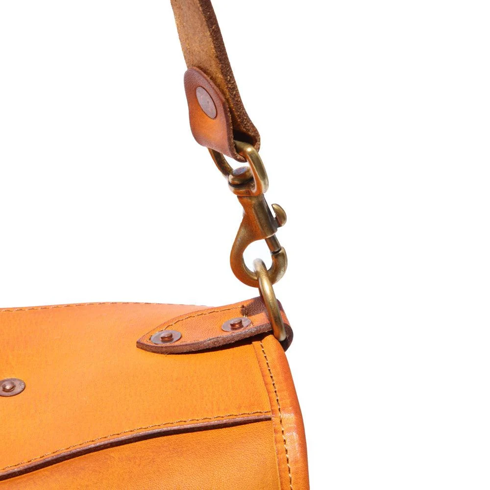 Vasco Leather Wander Pannier Bag Mustard Camel - Image 5