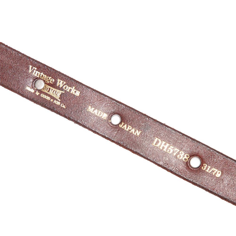 Vintage Works DH5738 CH-1 Chasin' Belt Black - Image 5