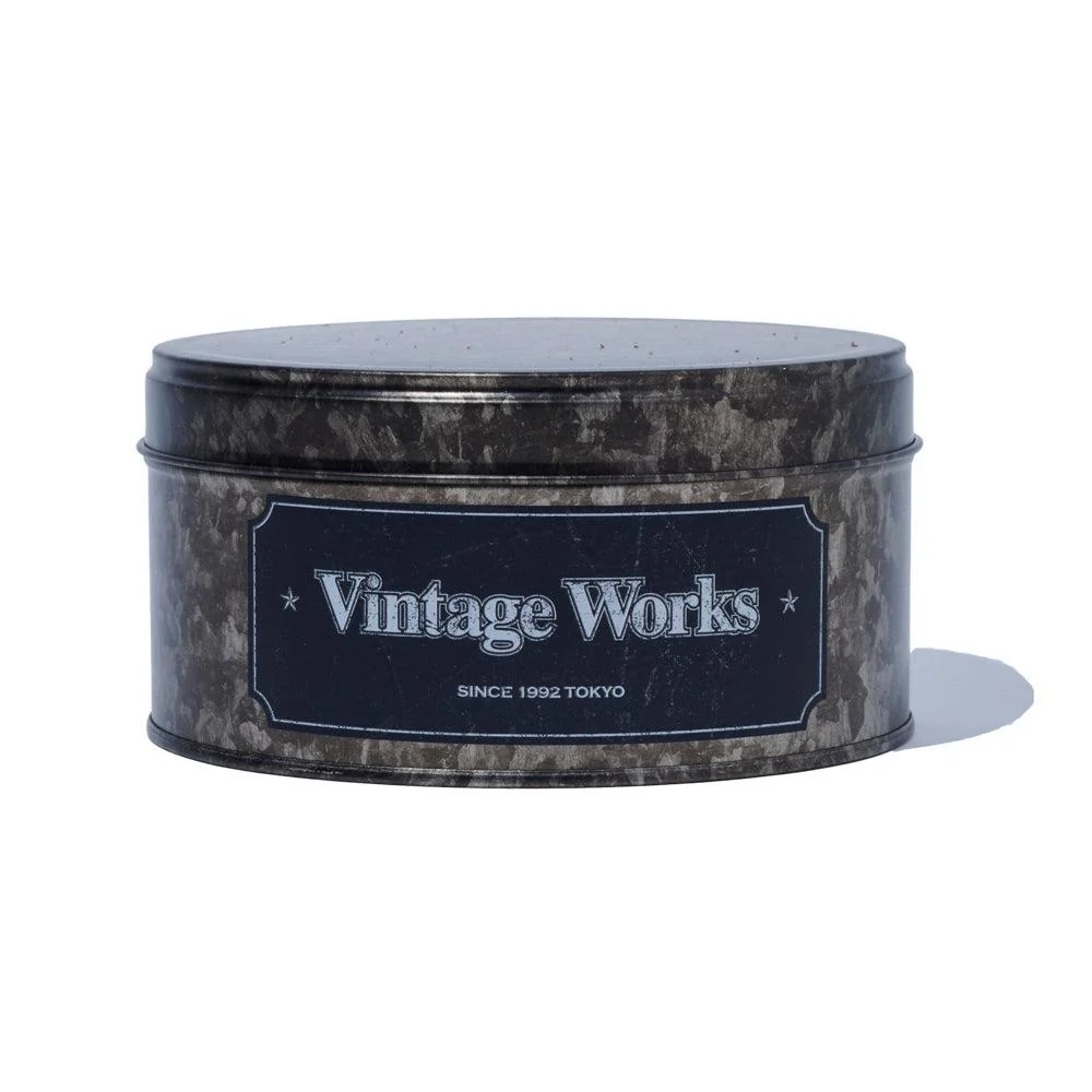 Vintage Works Leather Mesh Belt Black - Image 4