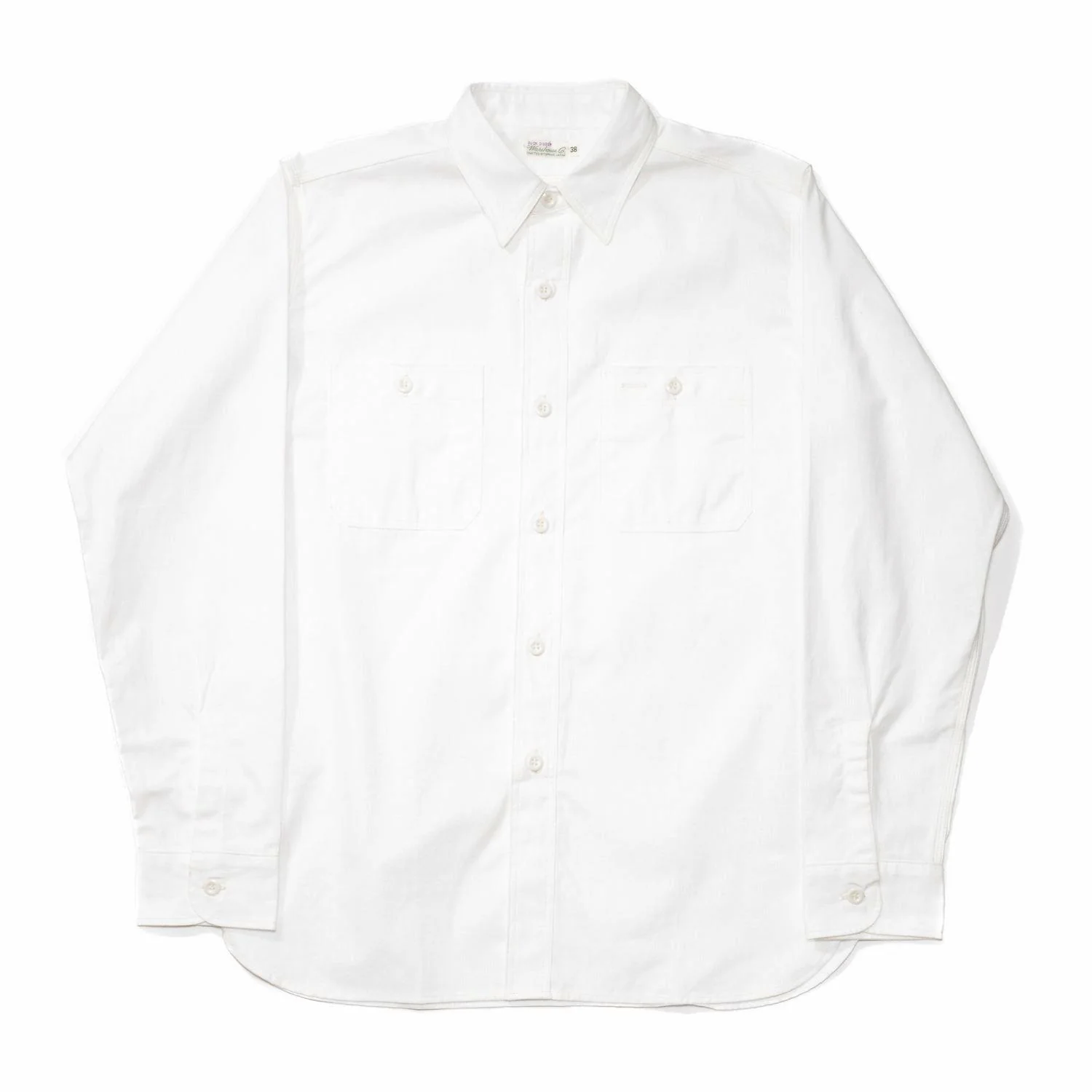 Warehouse Duck Digger 3076 Chambray Work Shirt White