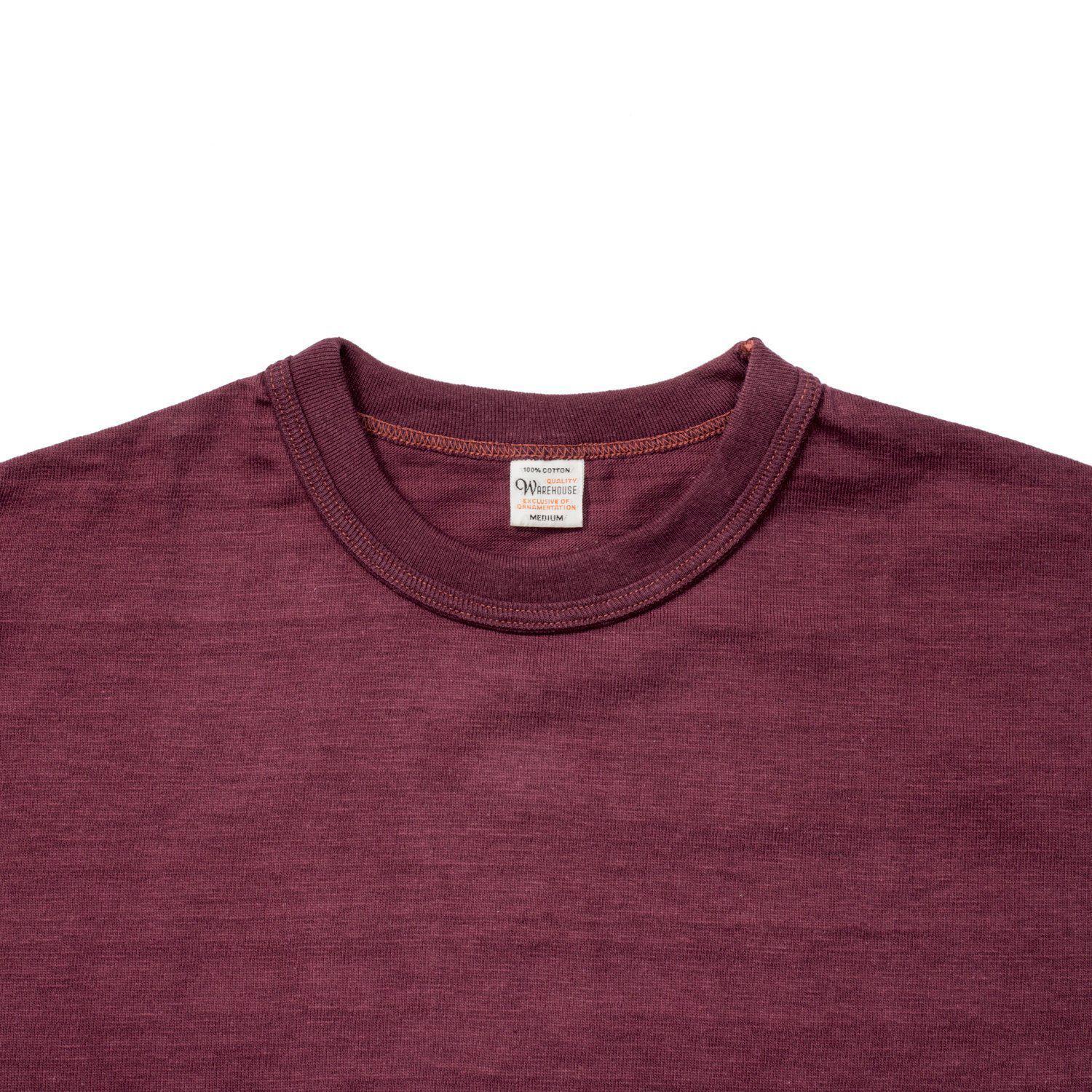 Warehouse & Co. Lot 4601 T-shirt Burgundy - Image 2