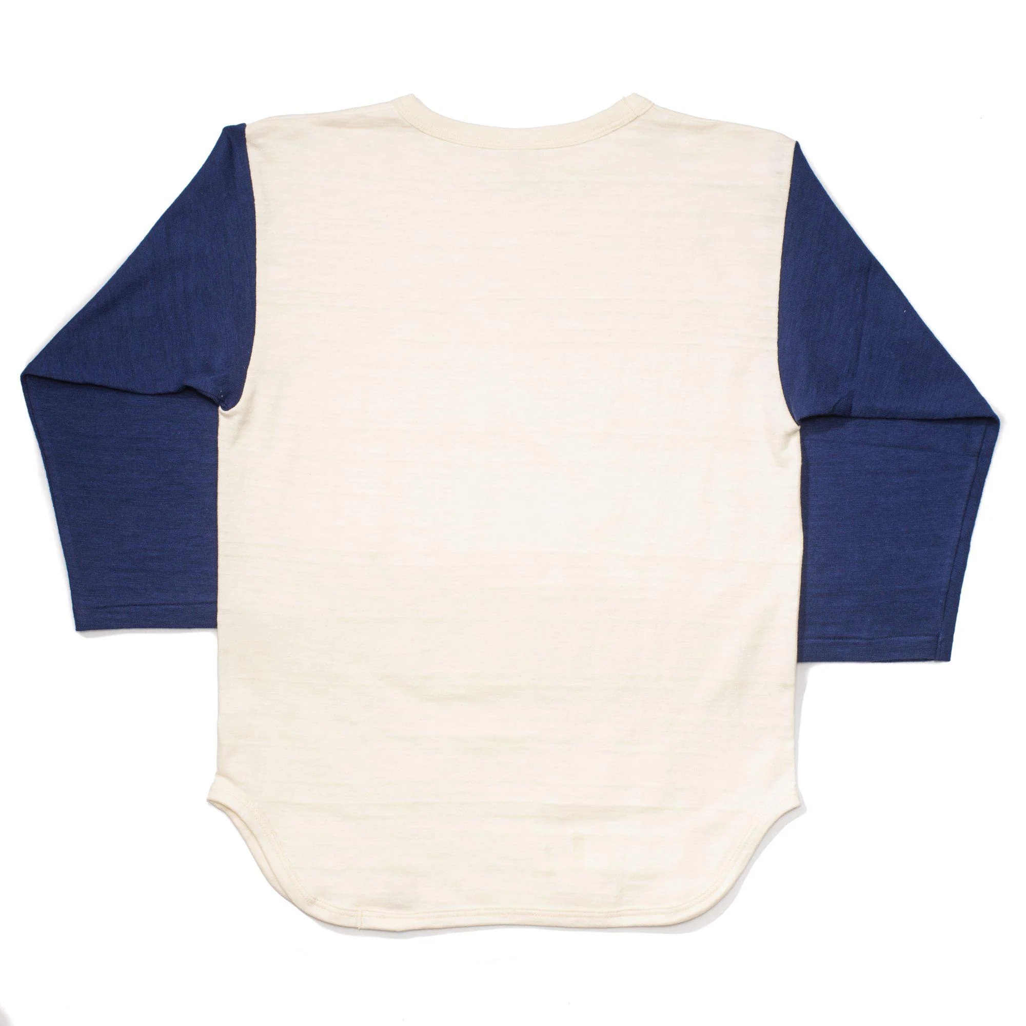 Warehouse & Co Lot. 4800 Baseball Tee Cream/ Navy - Image 4