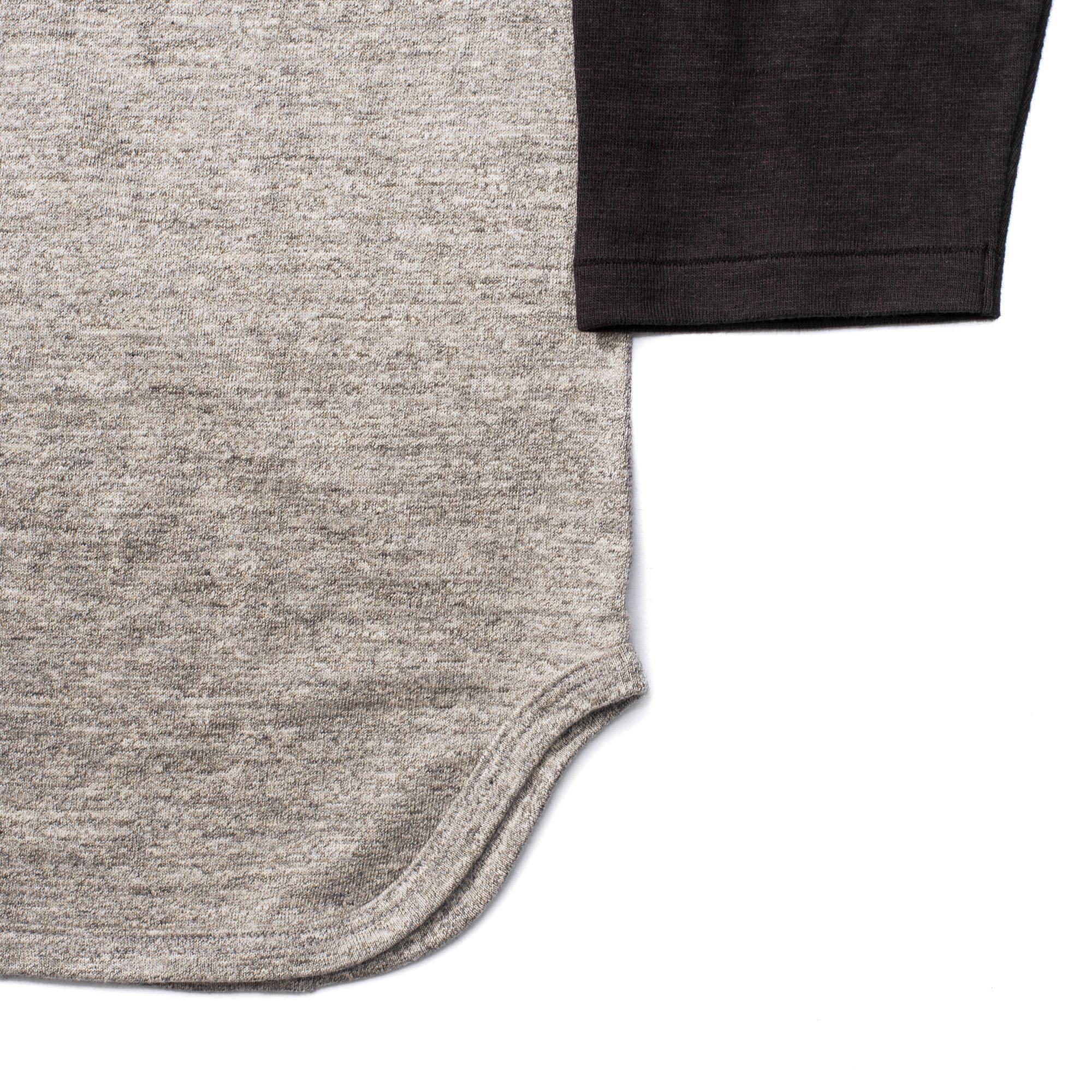 Warehouse & Co Lot. 4800 Baseball Tee Grey/ Black - Image 3