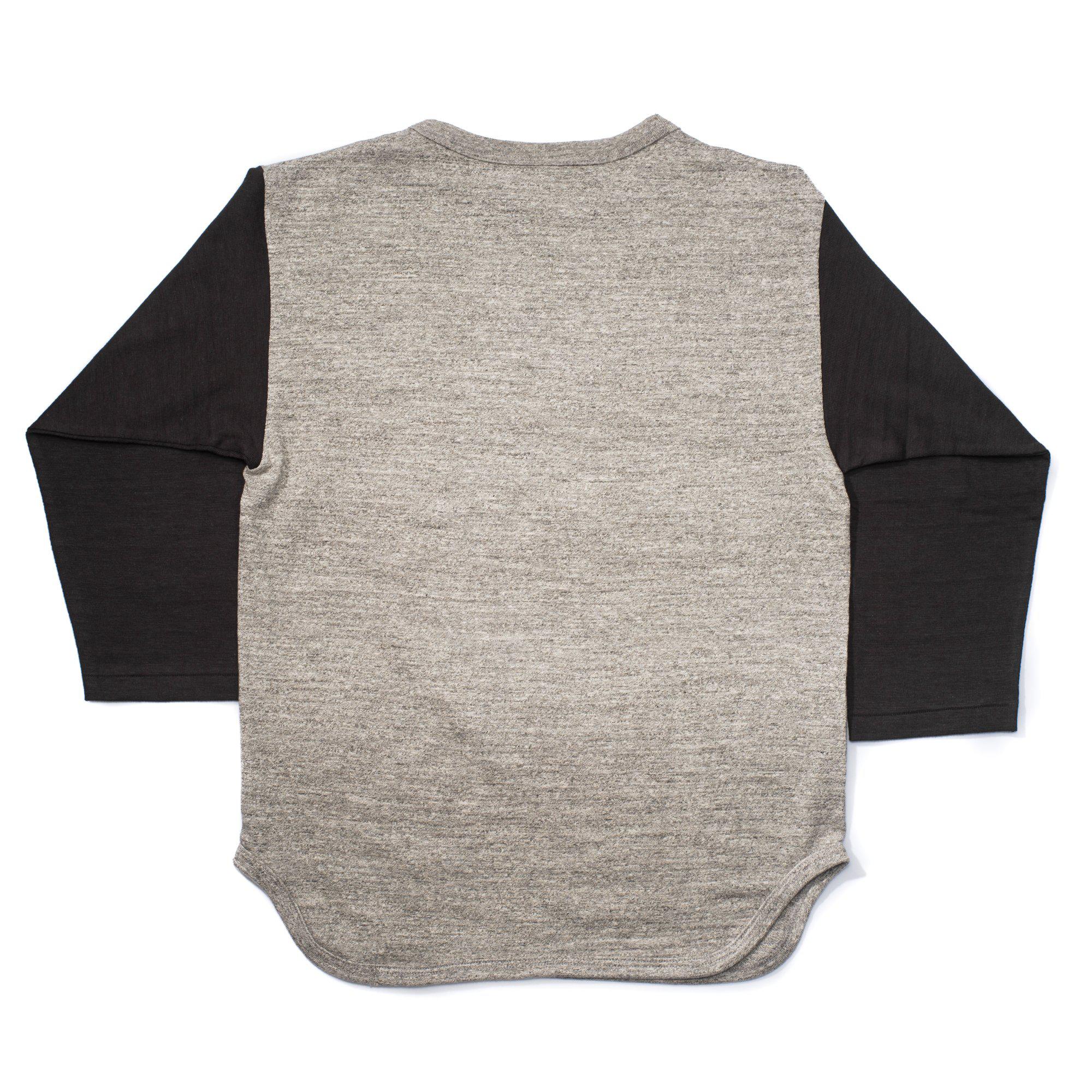 Warehouse & Co Lot. 4800 Baseball Tee Grey/ Black - Image 4
