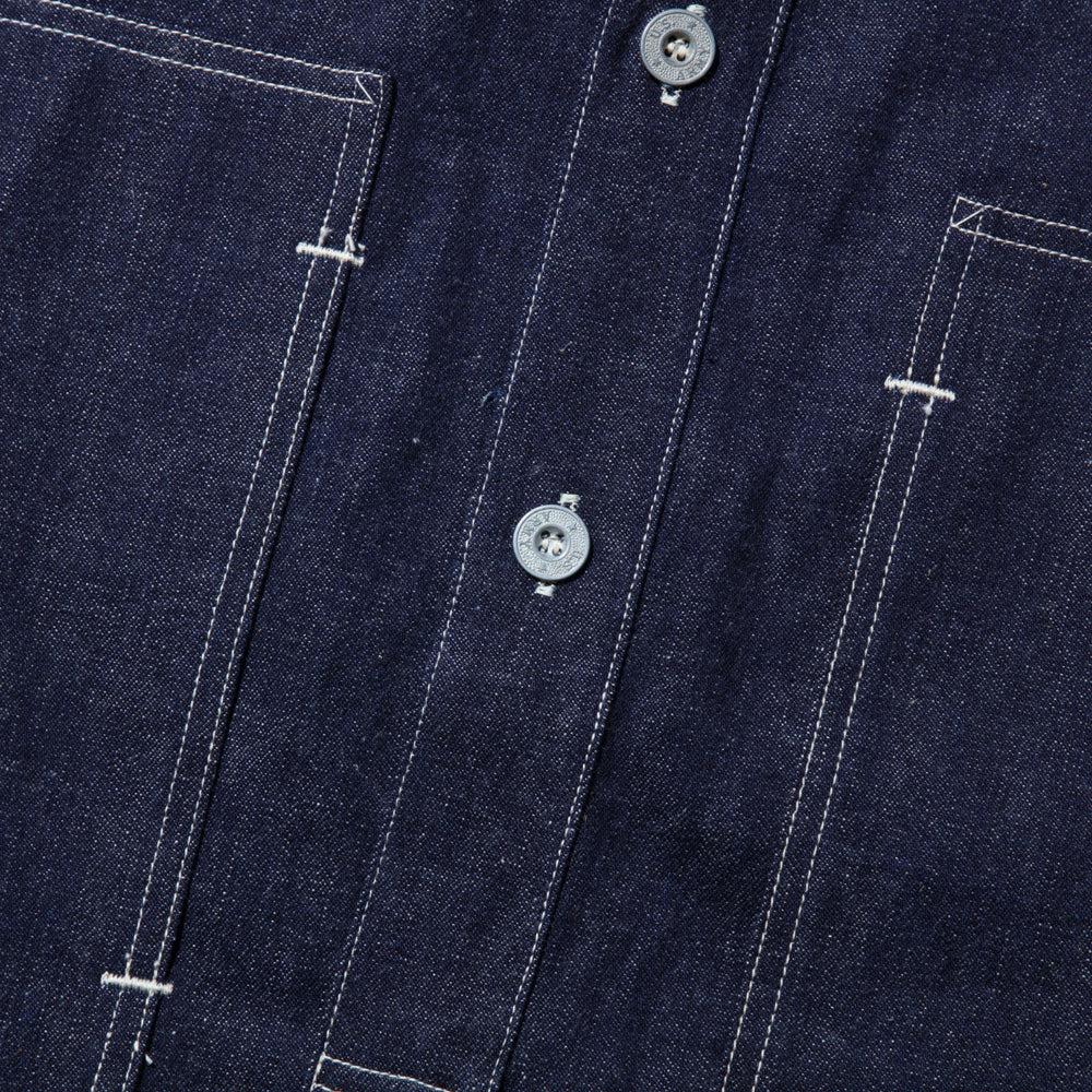 Warehouse & Co Lot. 2187 US Army Denim Pullover Indigo - Image 3