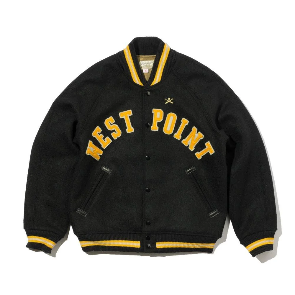 Warehouse & Co Lot. 2239 1950's Army Varsity Jacket Black