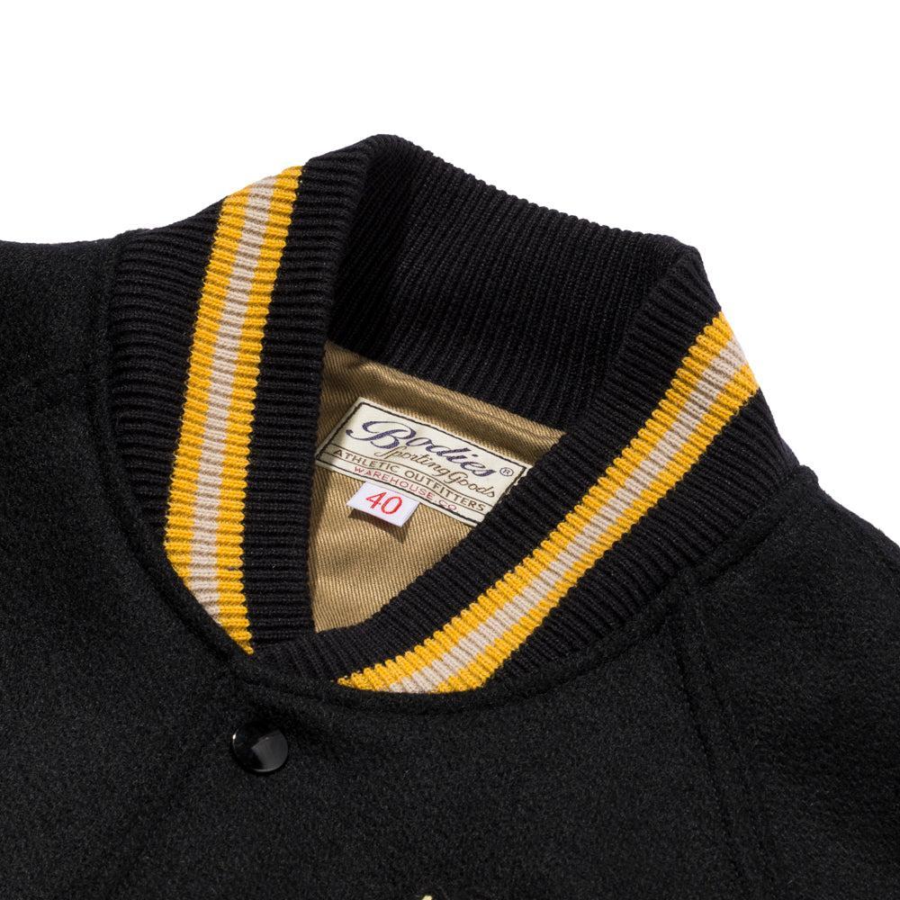 Warehouse & Co Lot. 2239 1950's Army Varsity Jacket Black - Image 3