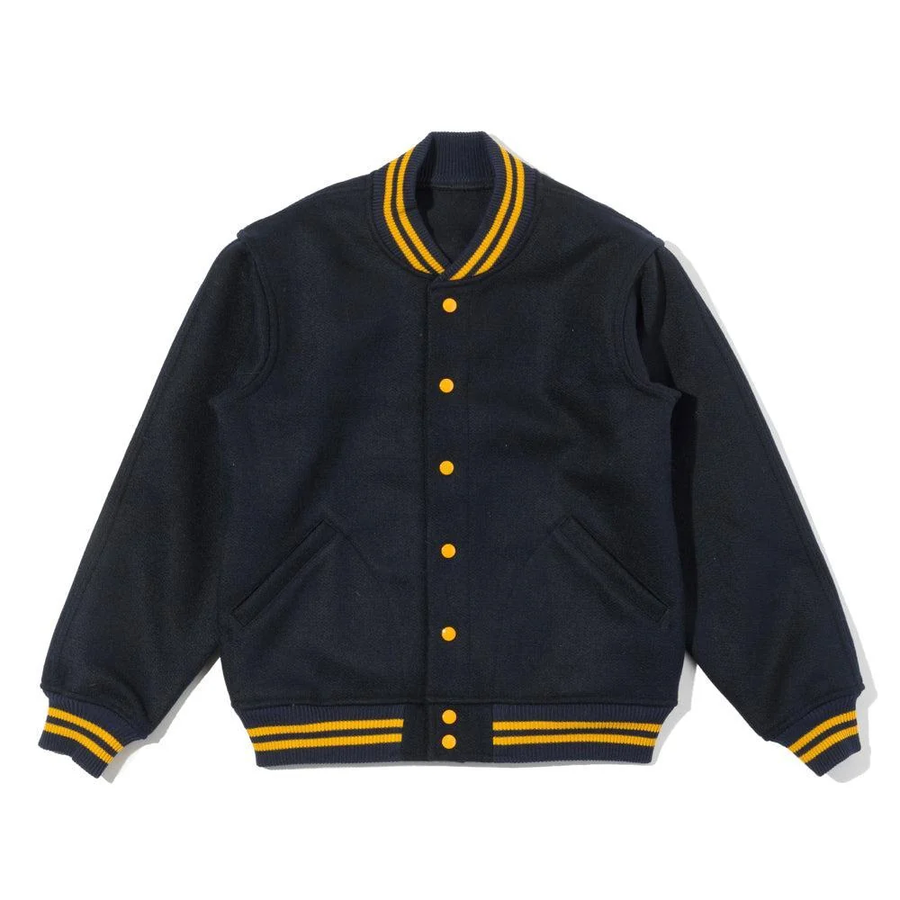 Warehouse & Co Lot. 2240 1950s Navy Varsity Jacket Navy