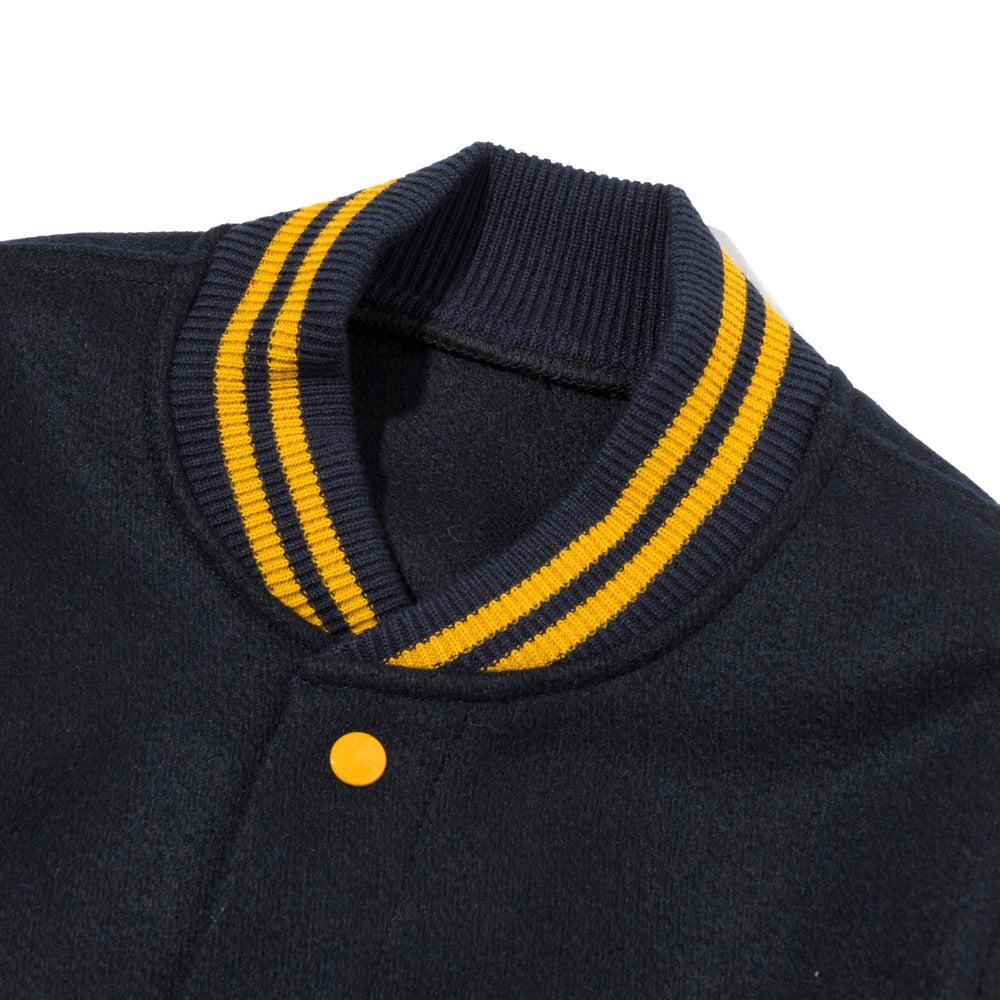 Warehouse & Co Lot. 2240 1950s Navy Varsity Jacket Navy - Image 2