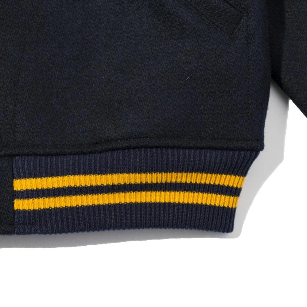 Warehouse & Co Lot. 2240 1950s Navy Varsity Jacket Navy - Image 4