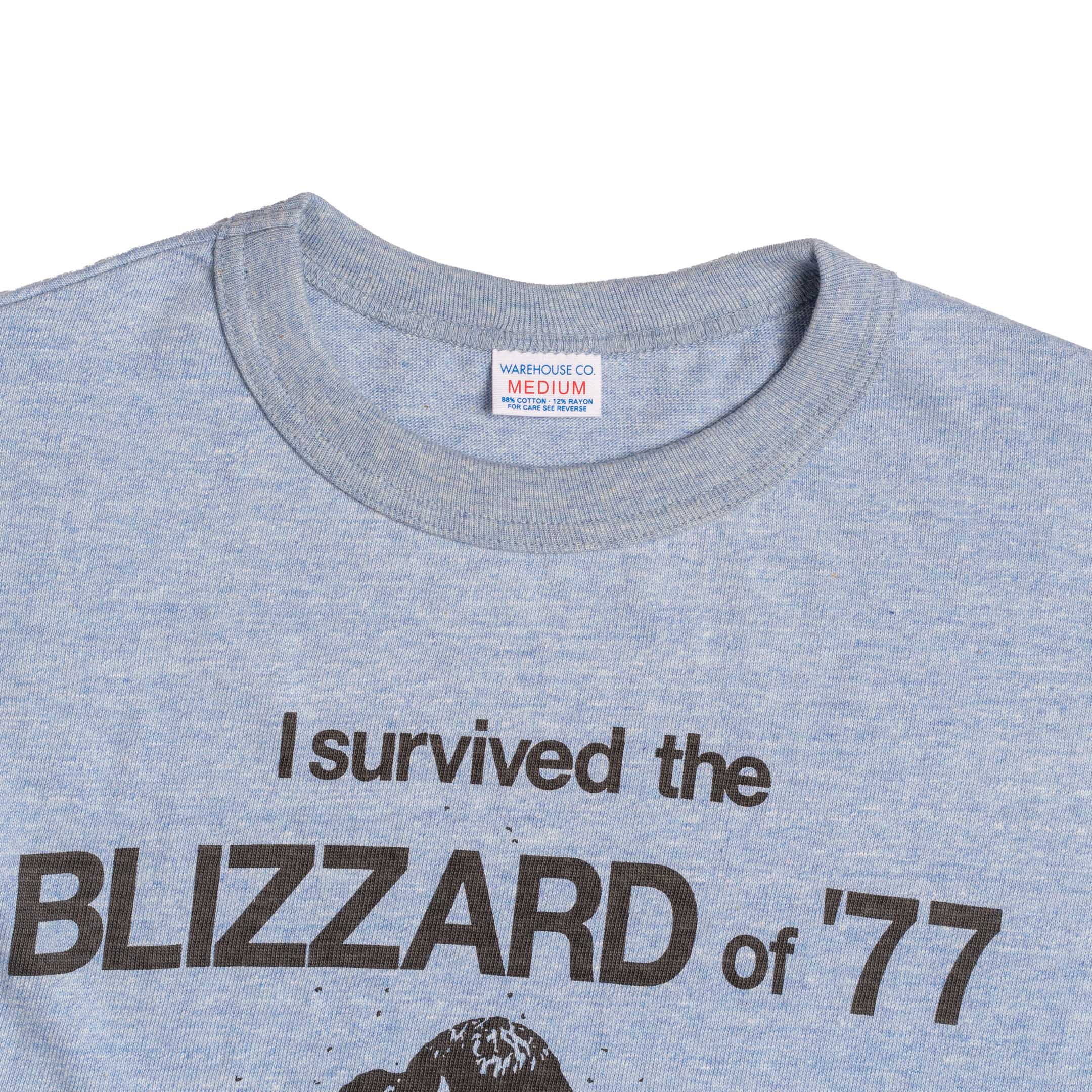 Warehouse & Co Lot. 4096 Blizzard T-Shirt Blue - Image 2