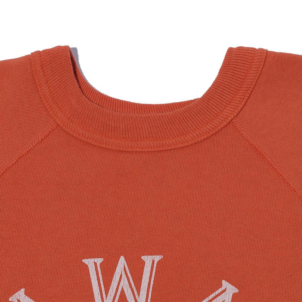 Warehouse & Co Lot. 4104 S/S Sweatshirt Hawaii Orange - Image 2