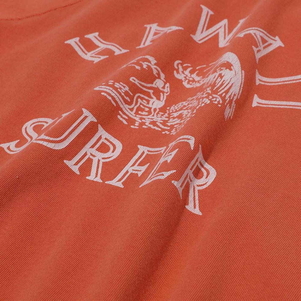 Warehouse & Co Lot. 4104 S/S Sweatshirt Hawaii Orange - Image 6