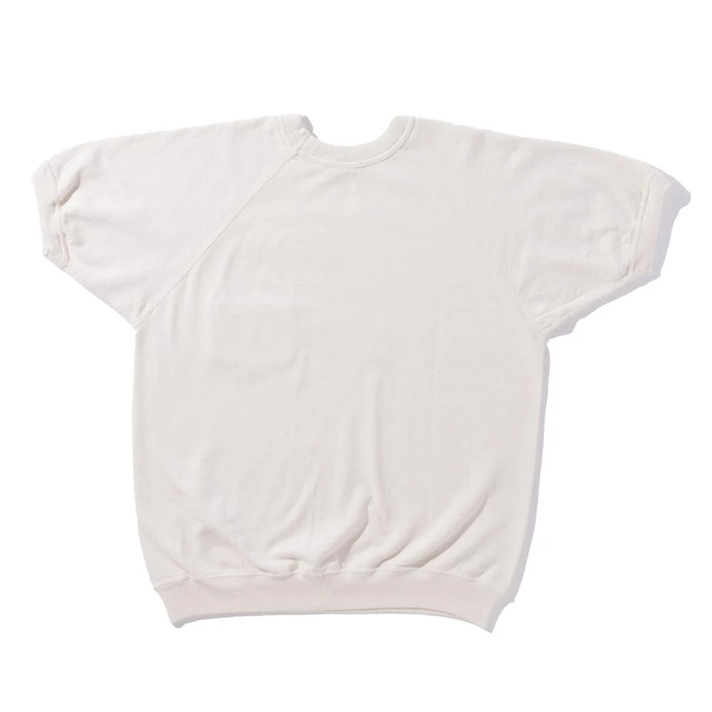 Warehouse & Co Lot. 4105 S/S Sweatshirt Cream - Image 2