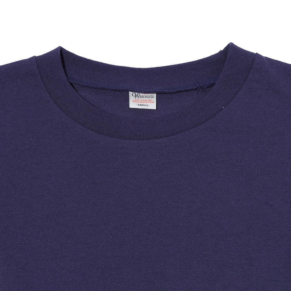 Warehouse & Co. Lot. 4112 Panel Border T-shirt Navy/Bordeaux - Image 2