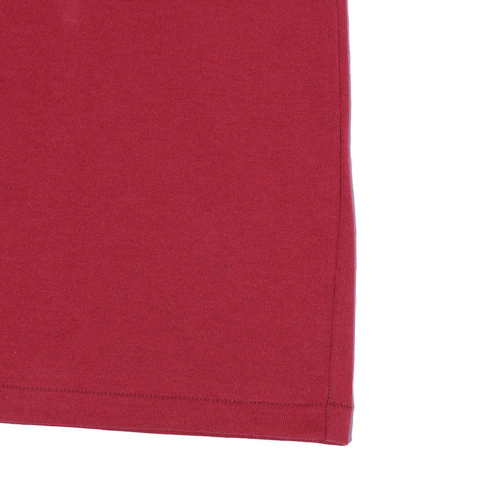 Warehouse & Co. Lot. 4112 Panel Border T-shirt Navy/Bordeaux - Image 5