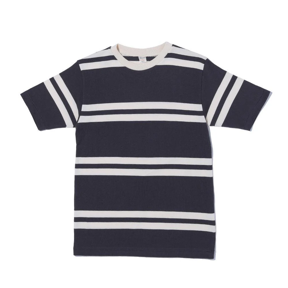 Warehouse & Co. Lot. 4113 Striped T-shirt Black