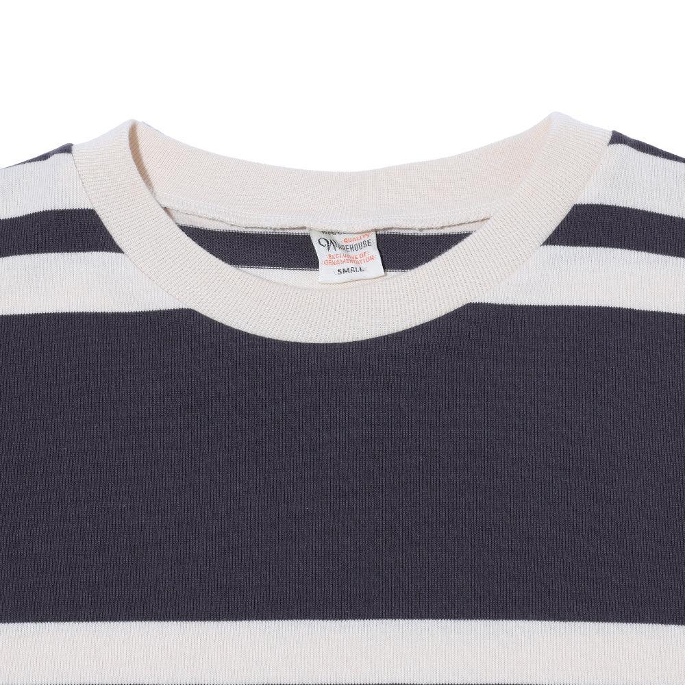 Warehouse & Co. Lot. 4113 Striped T-shirt Black - Image 2
