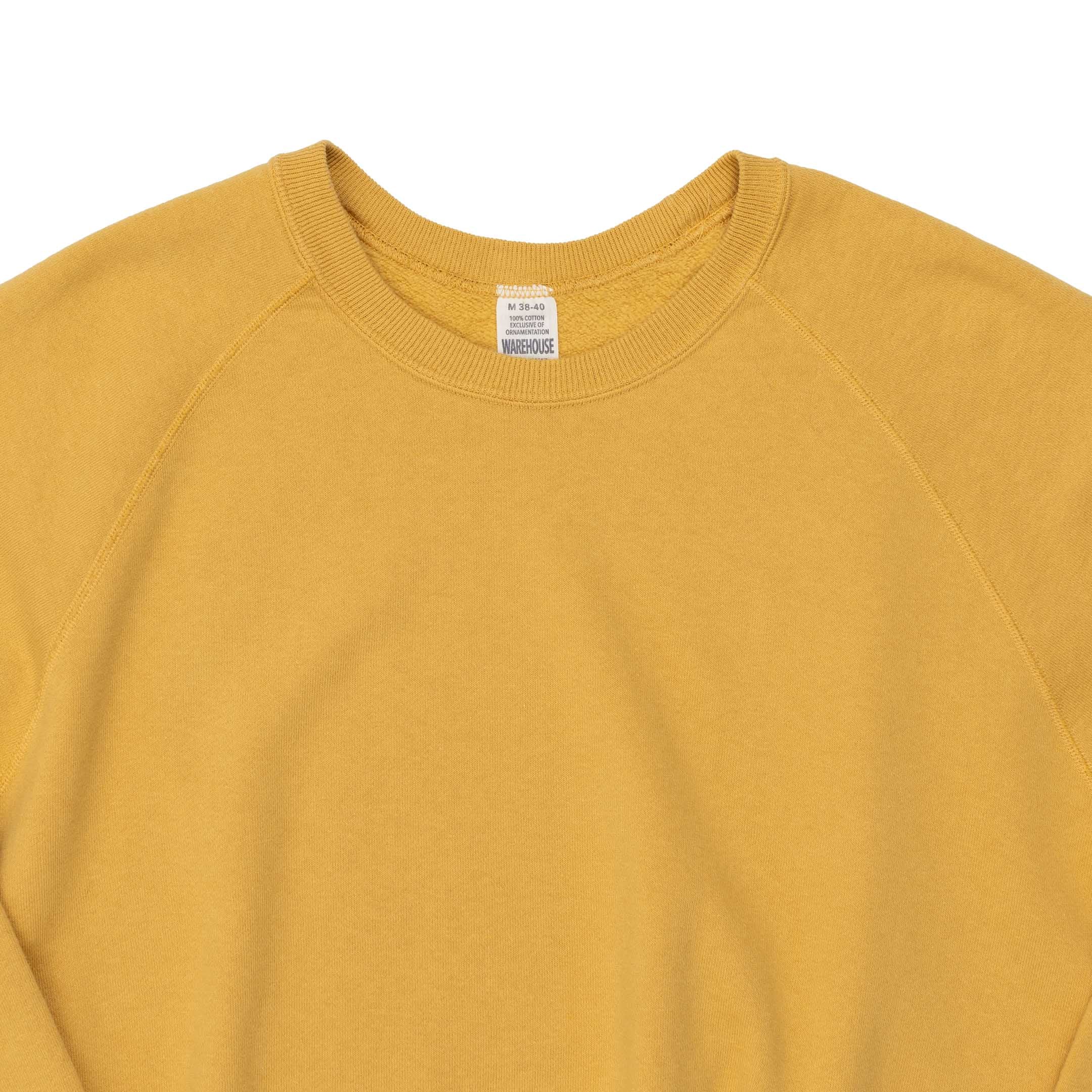 Warehouse & Co Lot. 461 Crew Neck Sweatshirt Mustard - Image 3