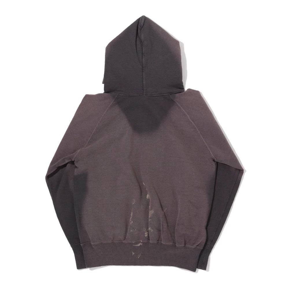 Warehouse & Co Lot. 462 Hooded Sweatshirt 'Sunburned' Charcoal - Image 2