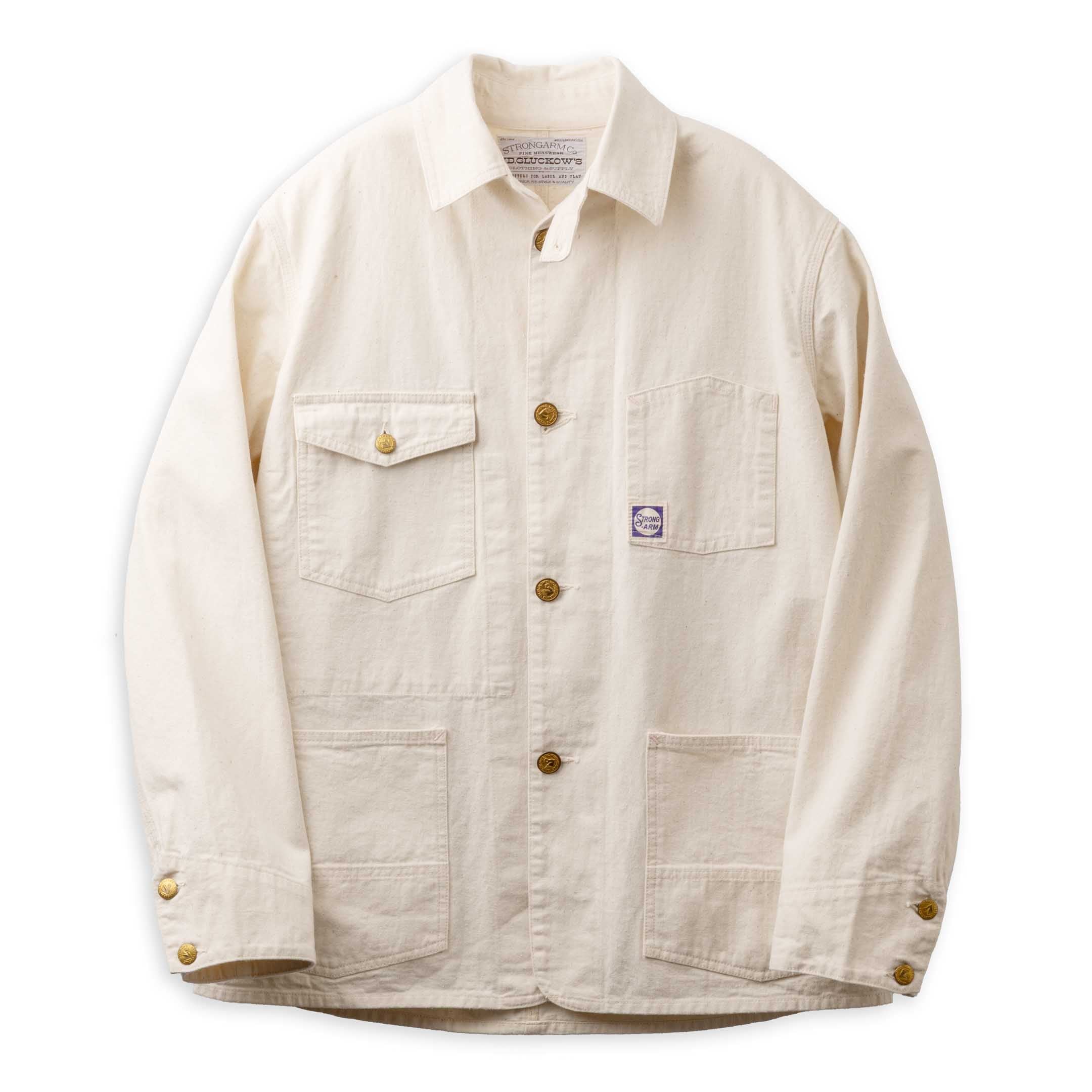 Warehouse & Co x John Gluckow House Painter's Jacket White