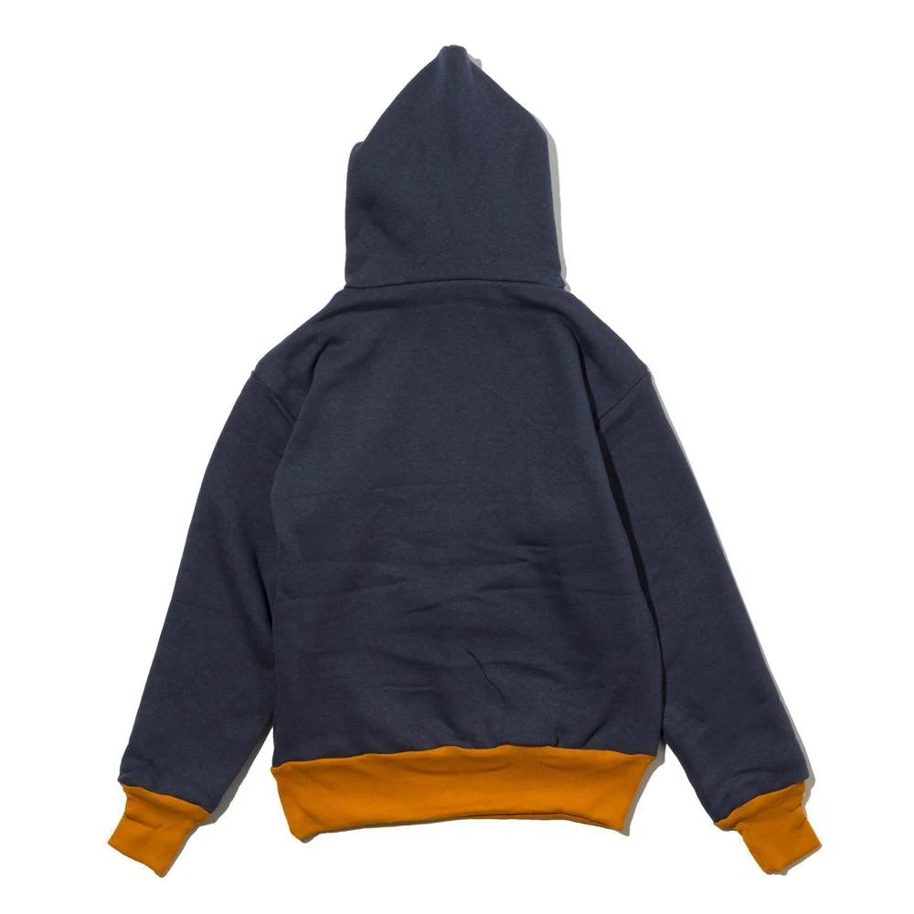 Warehouse & Co x John Gluckow Olympic Champion Sweat Parka Navy - Image 2