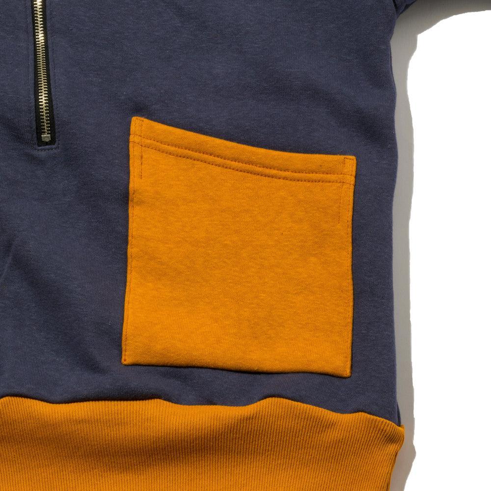 Warehouse & Co x John Gluckow Olympic Champion Sweat Parka Navy - Image 3