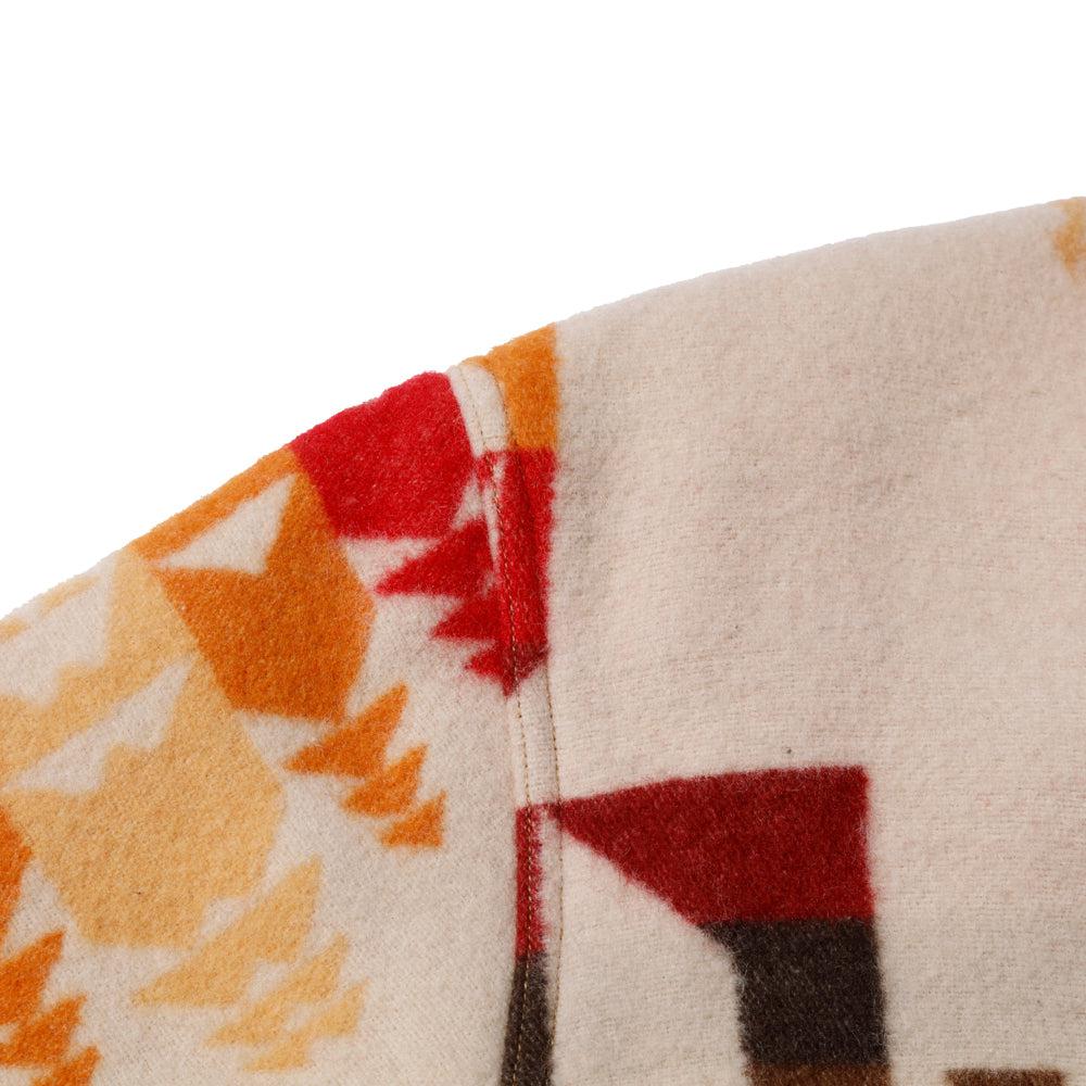 Warehouse & Co x John Gluckow Wool Stag Coat Beige - Image 11