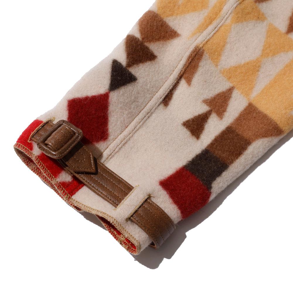 Warehouse & Co x John Gluckow Wool Stag Coat Beige - Image 8