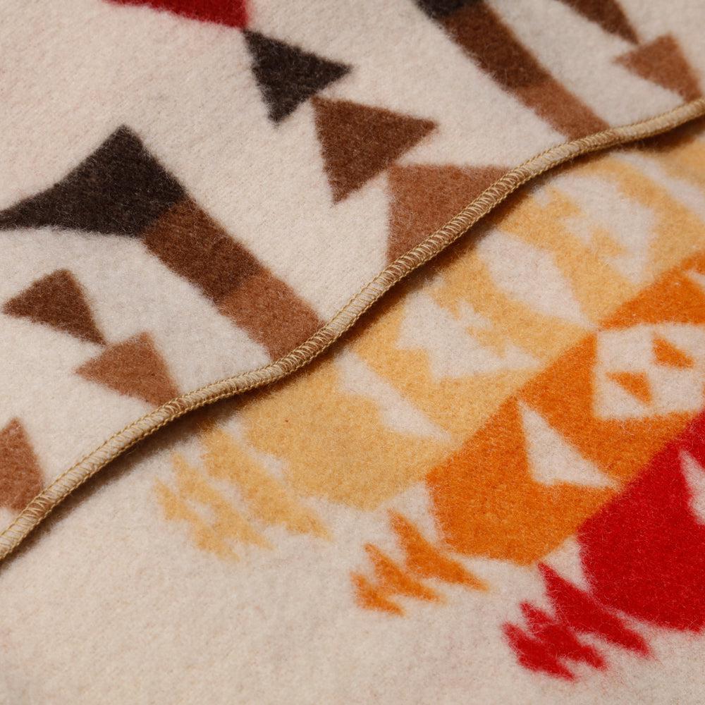 Warehouse & Co x John Gluckow Wool Stag Coat Beige - Image 9