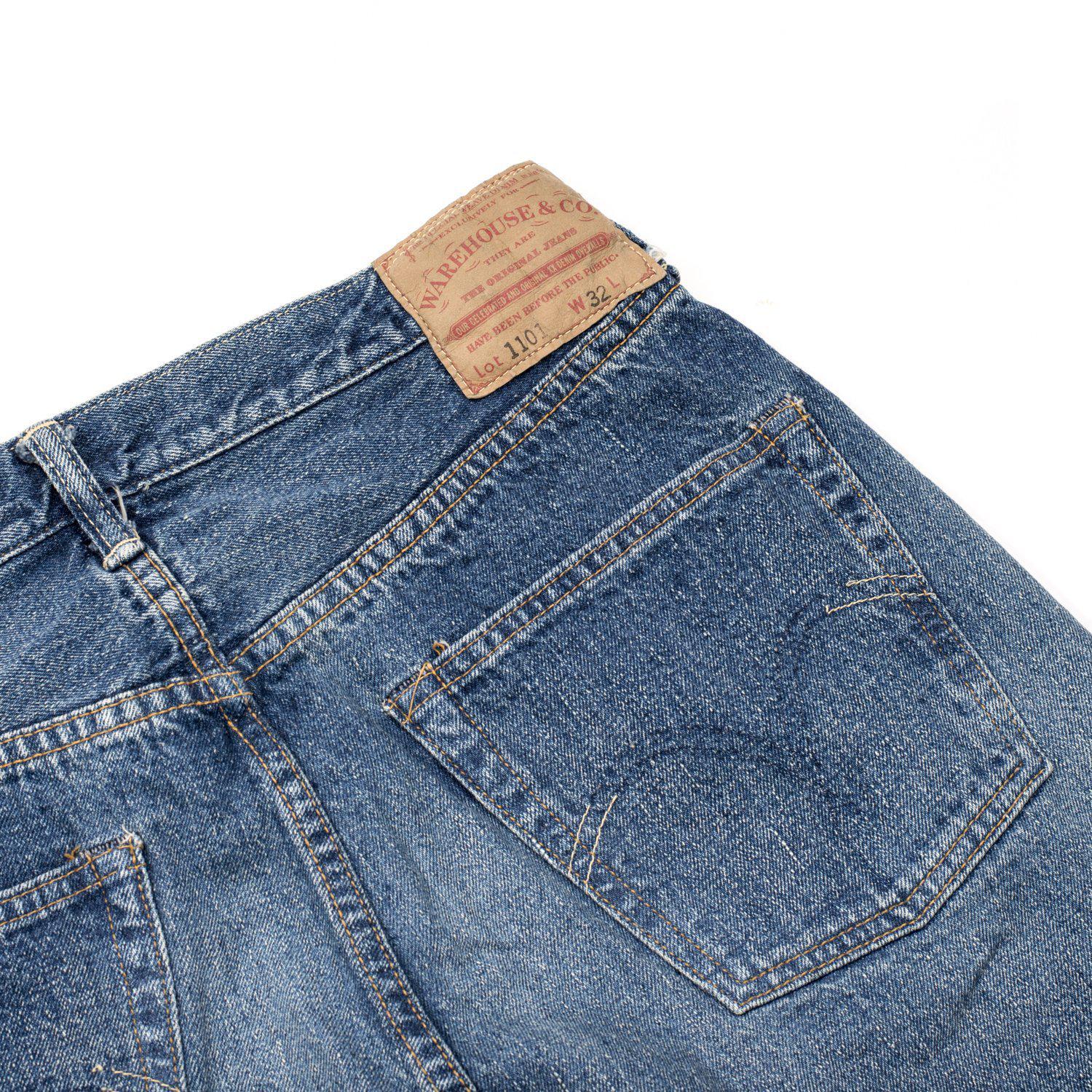 Warehouse & Co. Lot. 1101 Second Hand Series Used Wash Jean 12oz - Image 6