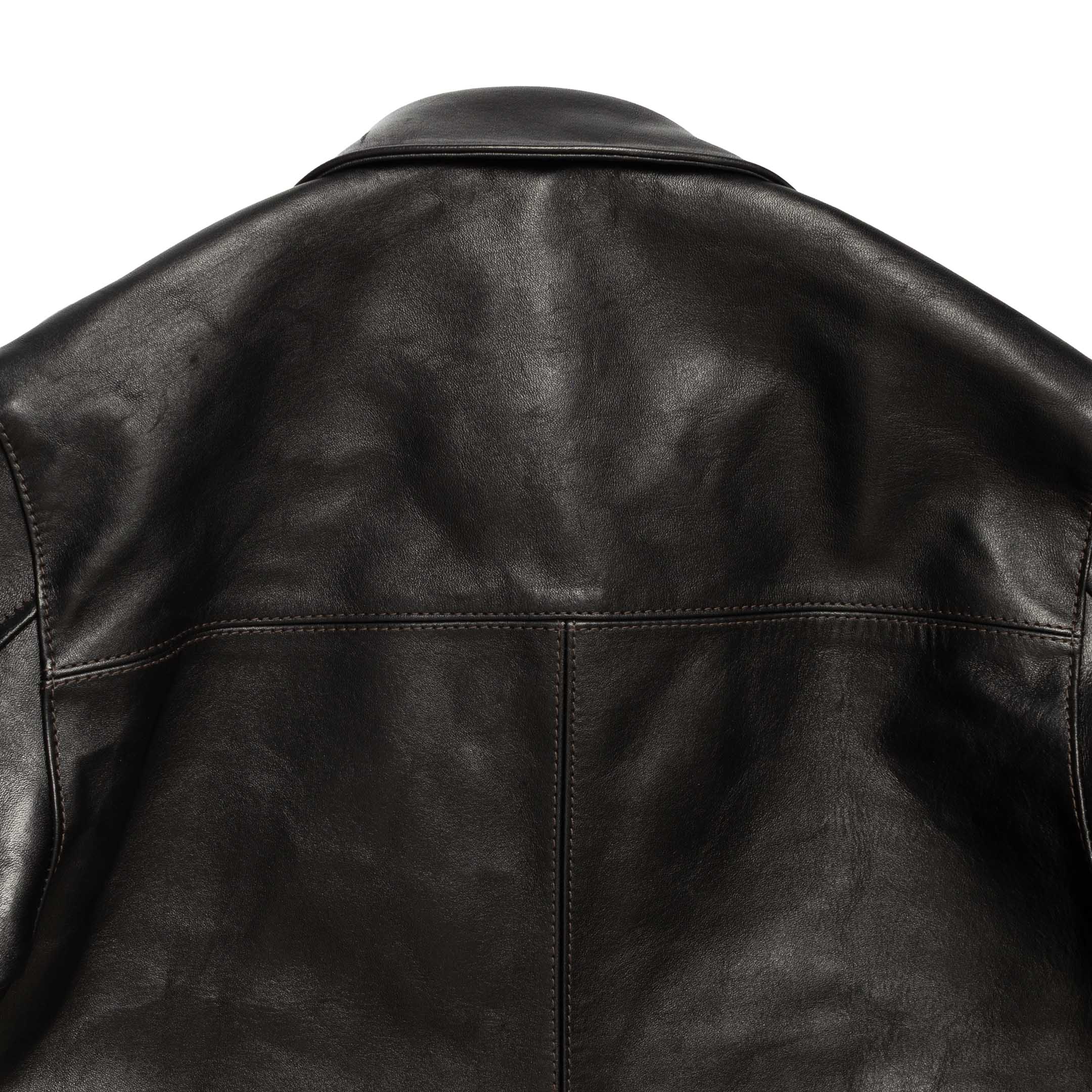 Y'2 Leather EC-77 Eco Horse Car Coat Black - Image 4