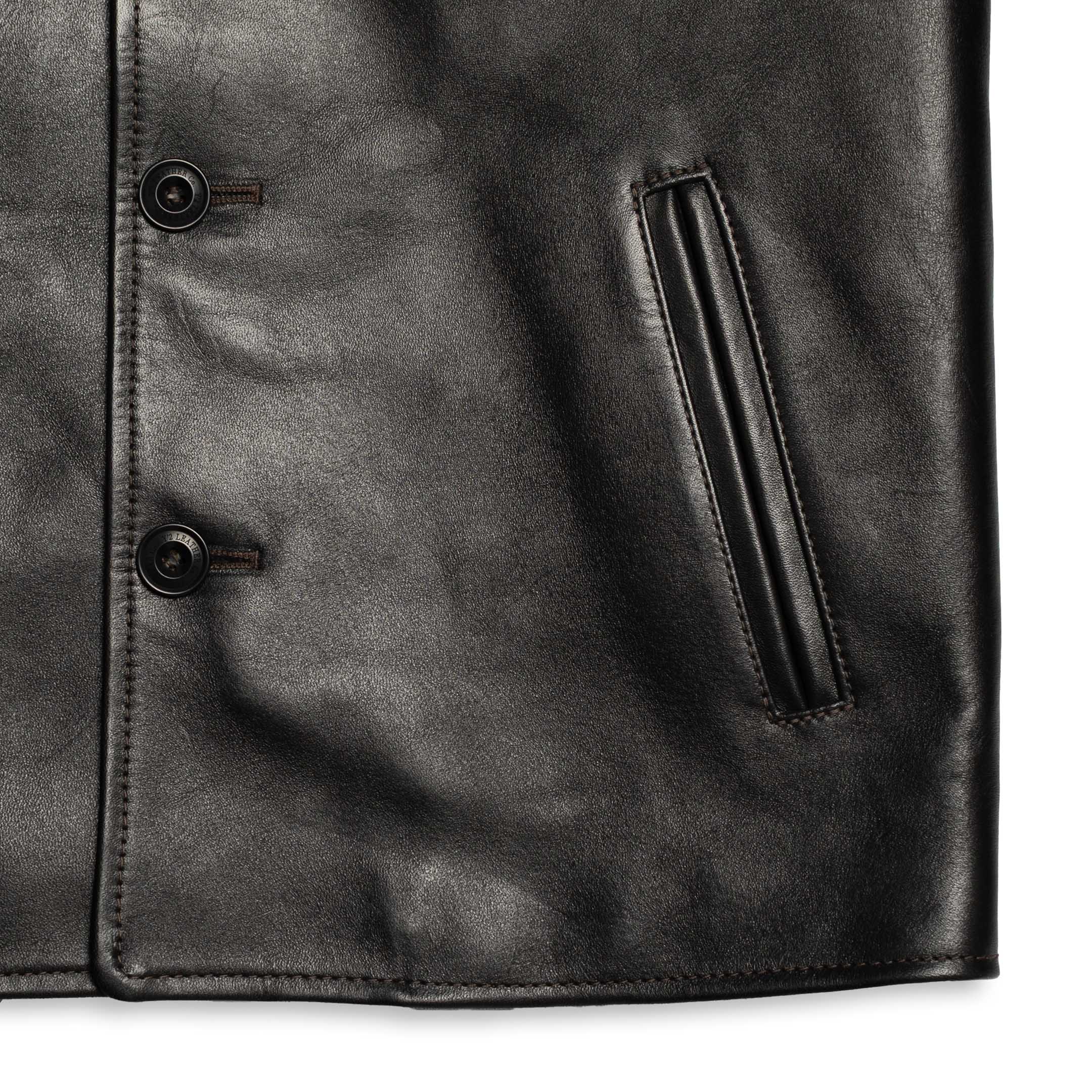 Y'2 Leather EC-77 Eco Horse Car Coat Black - Image 6