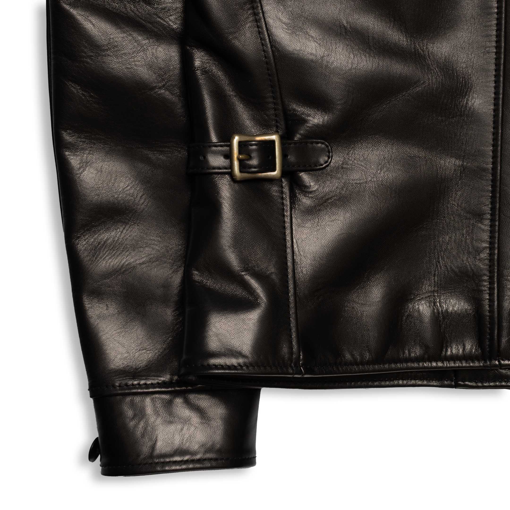 Y'2 Leather HVR-42 Horse Single Riders Jacket Black - Image 4