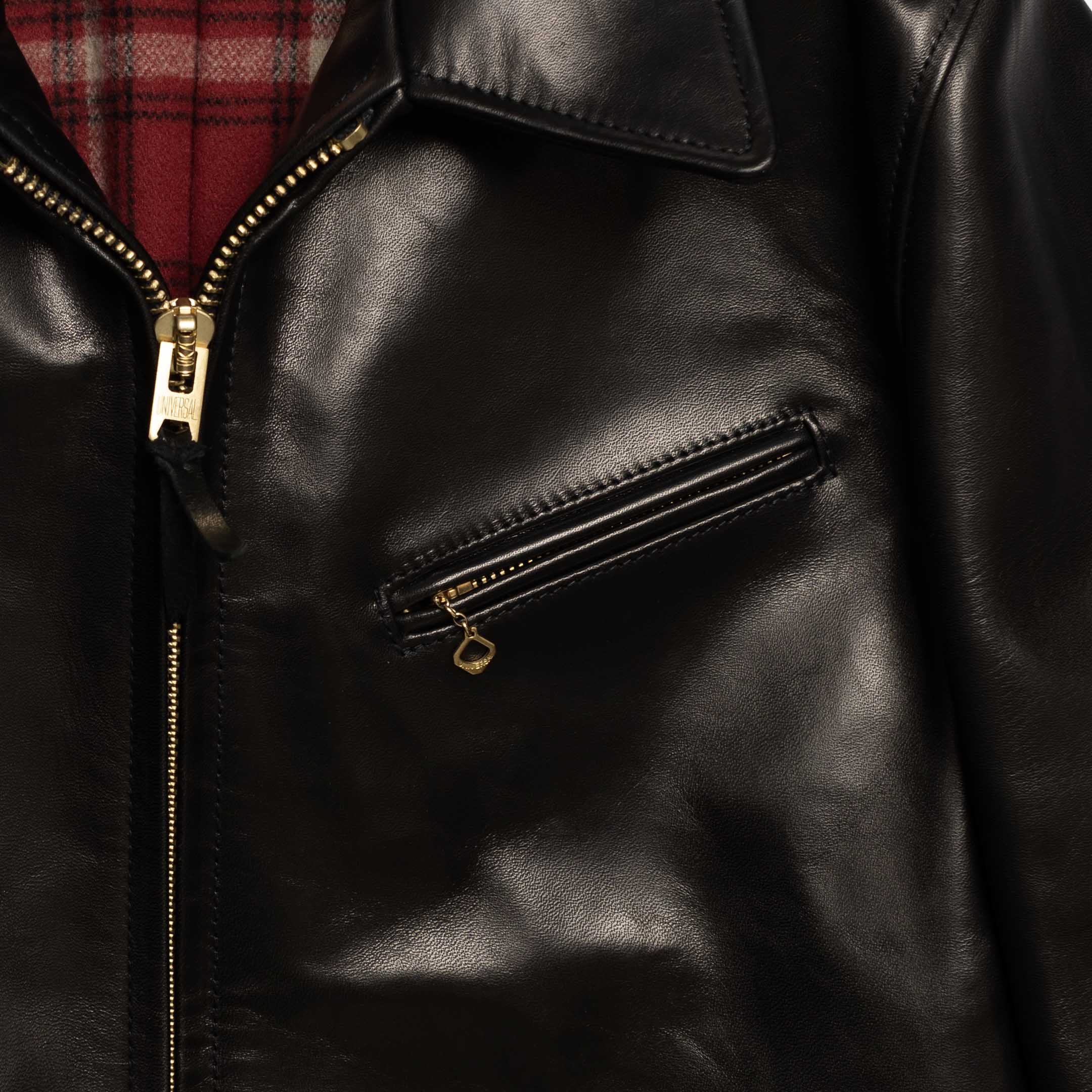 Y'2 Leather HVR-42 Horse Single Riders Jacket Black - Image 6