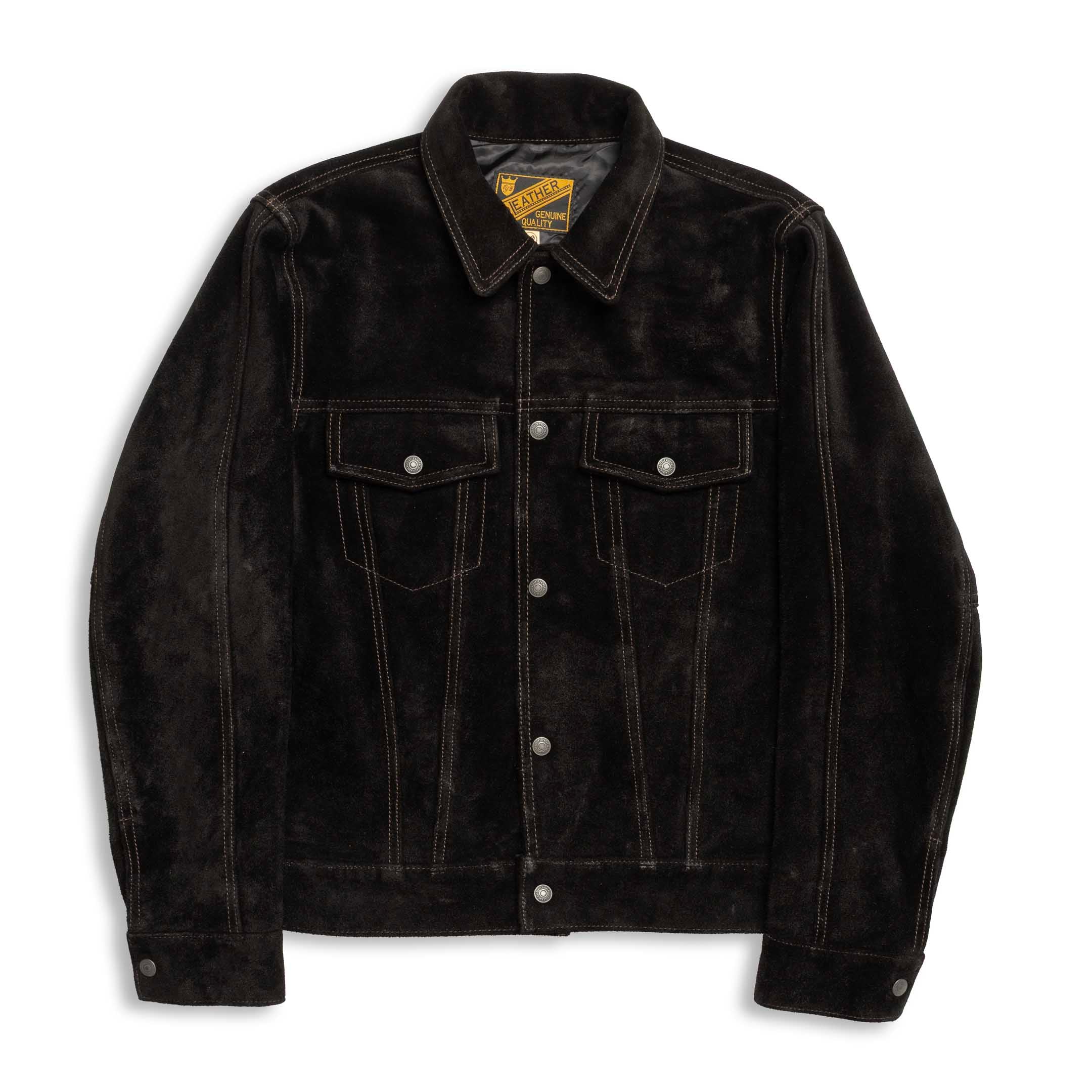 Y'2 Leather TB-139 3rd Type Jean Jacket Black