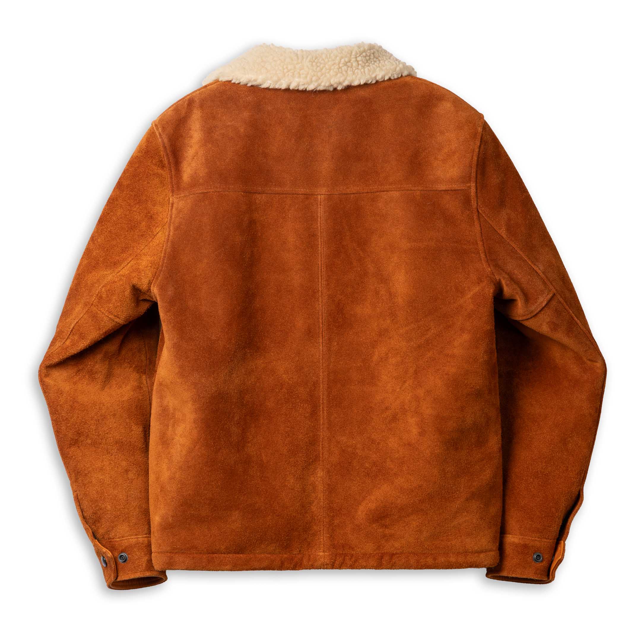 Y'2 Leather WJ-02 Steer Roughout Ranch Coat Camel - Image 4
