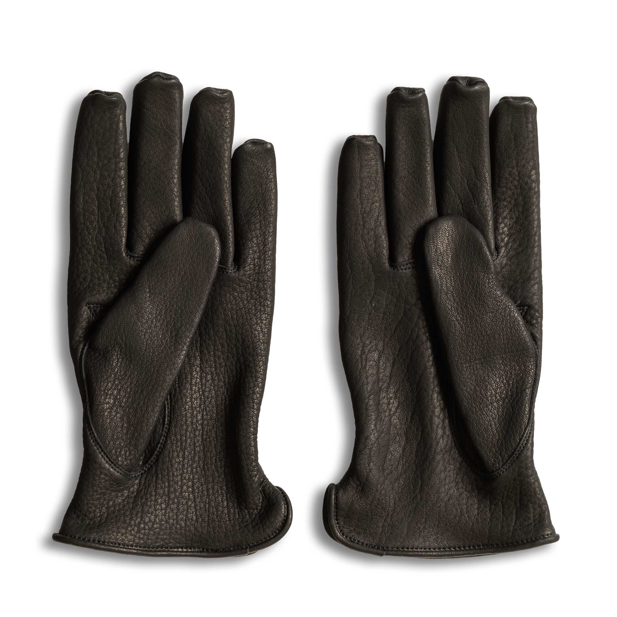 Y'2 Leather YG-01 Deerskin Leather Gloves Black - Image 2