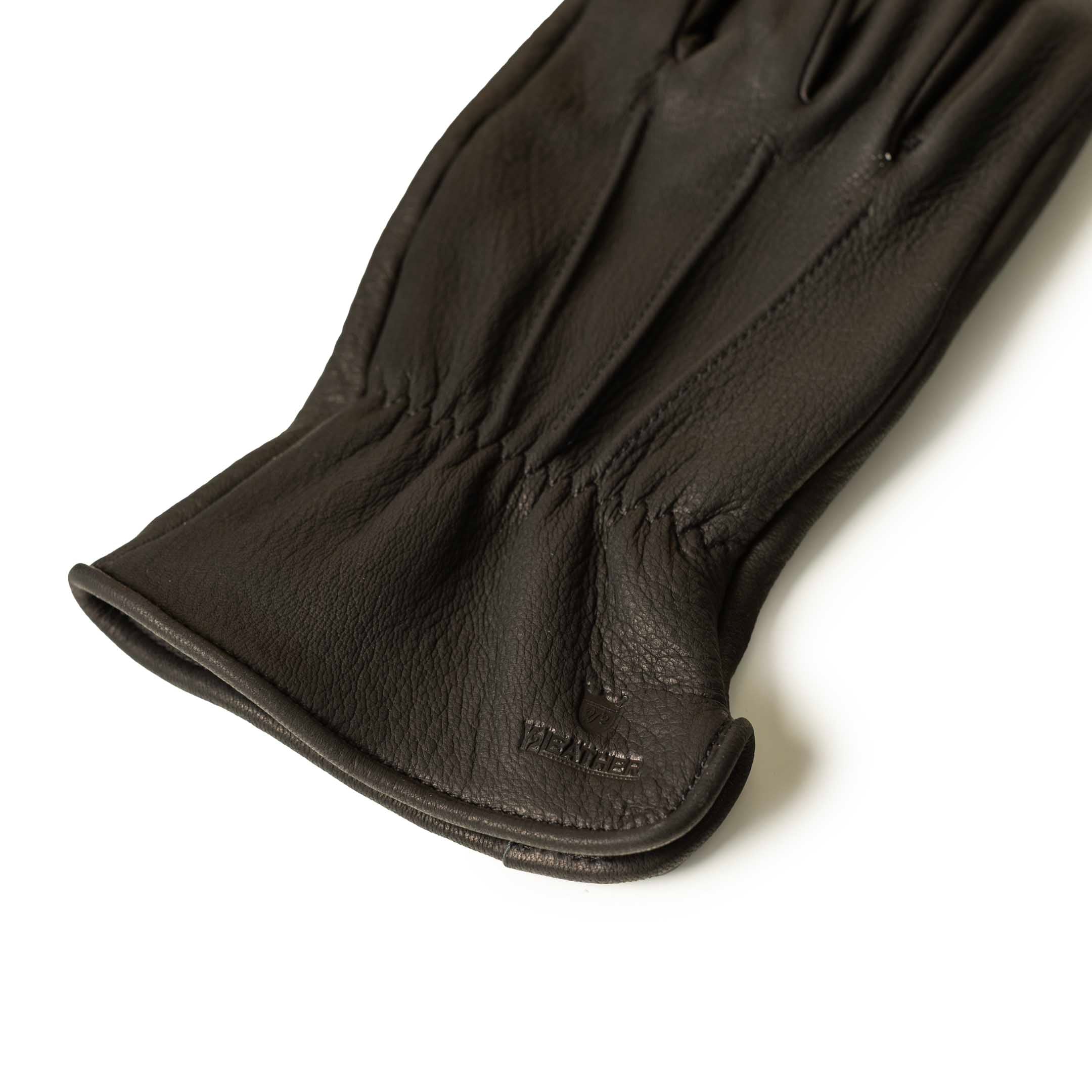 Y'2 Leather YG-01 Deerskin Leather Gloves Black - Image 3