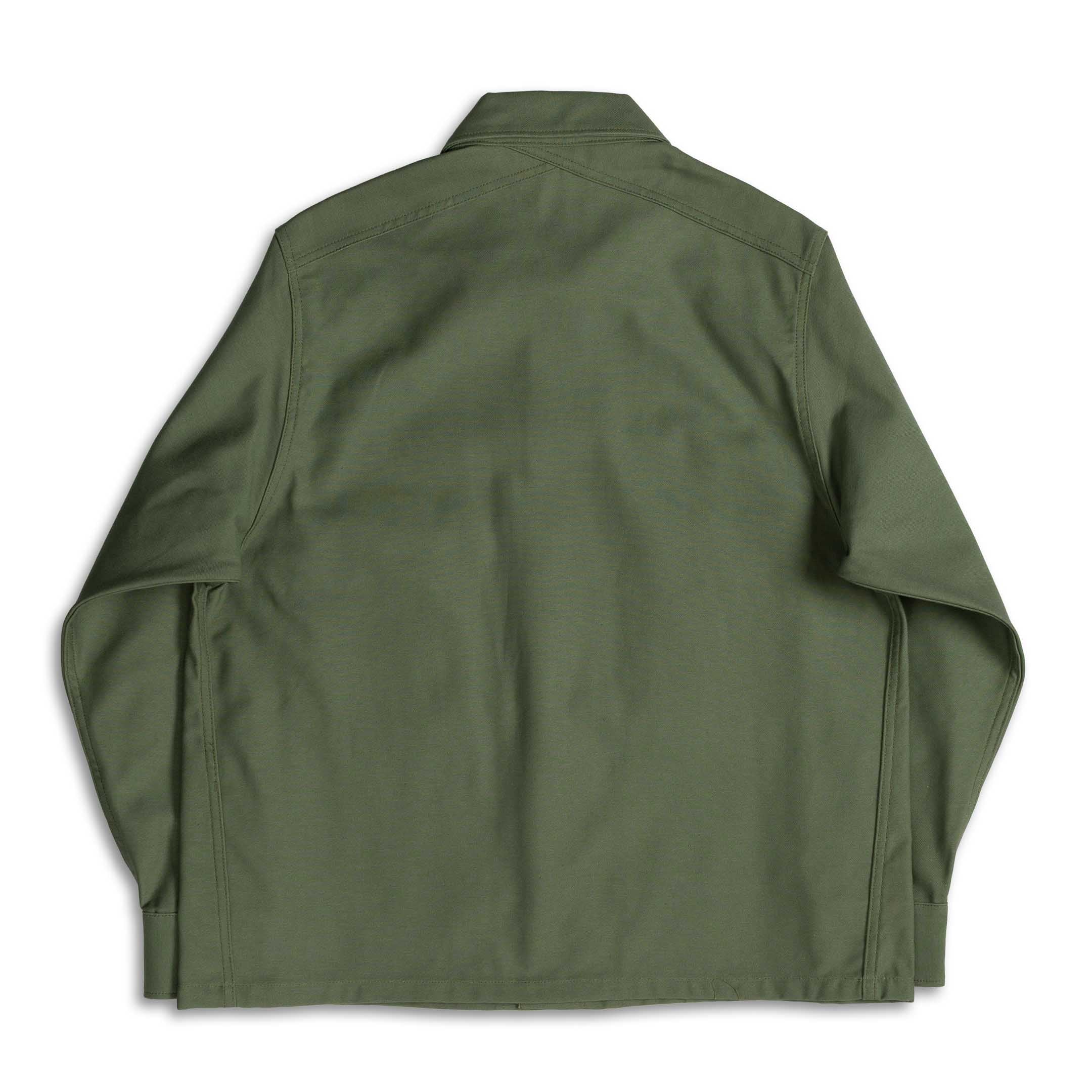 Yankshire 1952 Field Shirt Vintage Sateen Olive - Image 2