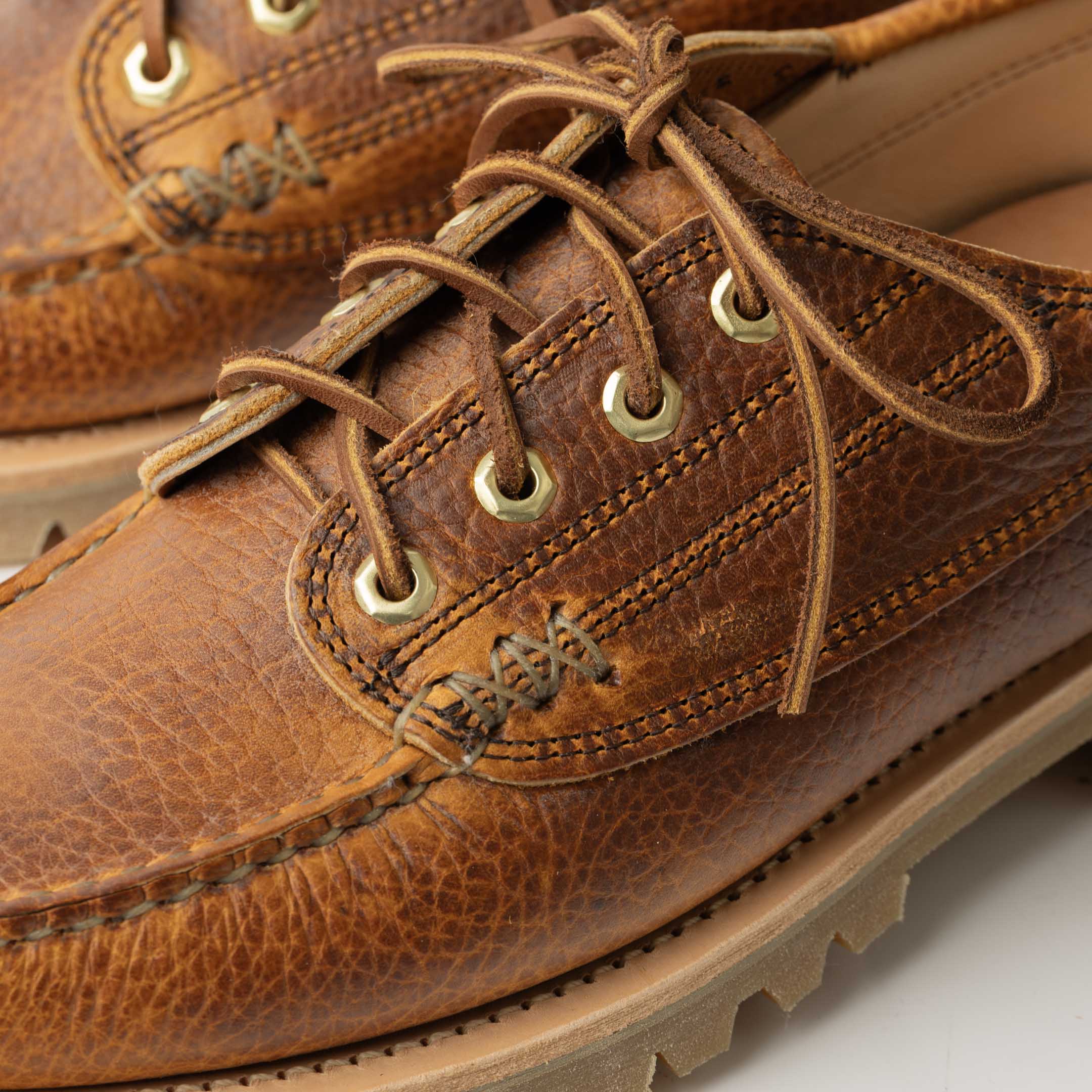 Yuketen Angler Moc w/Lug Sole BK Grizzly - Image 5