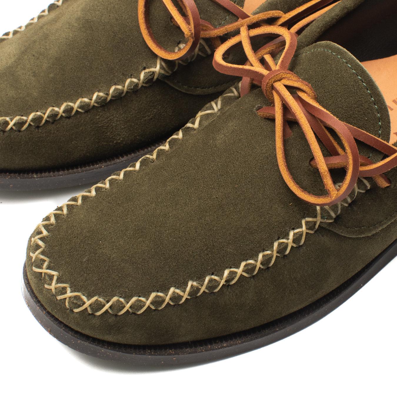 Yuketen Canoe Moc w/ Camp Sole FO Olive - Image 3