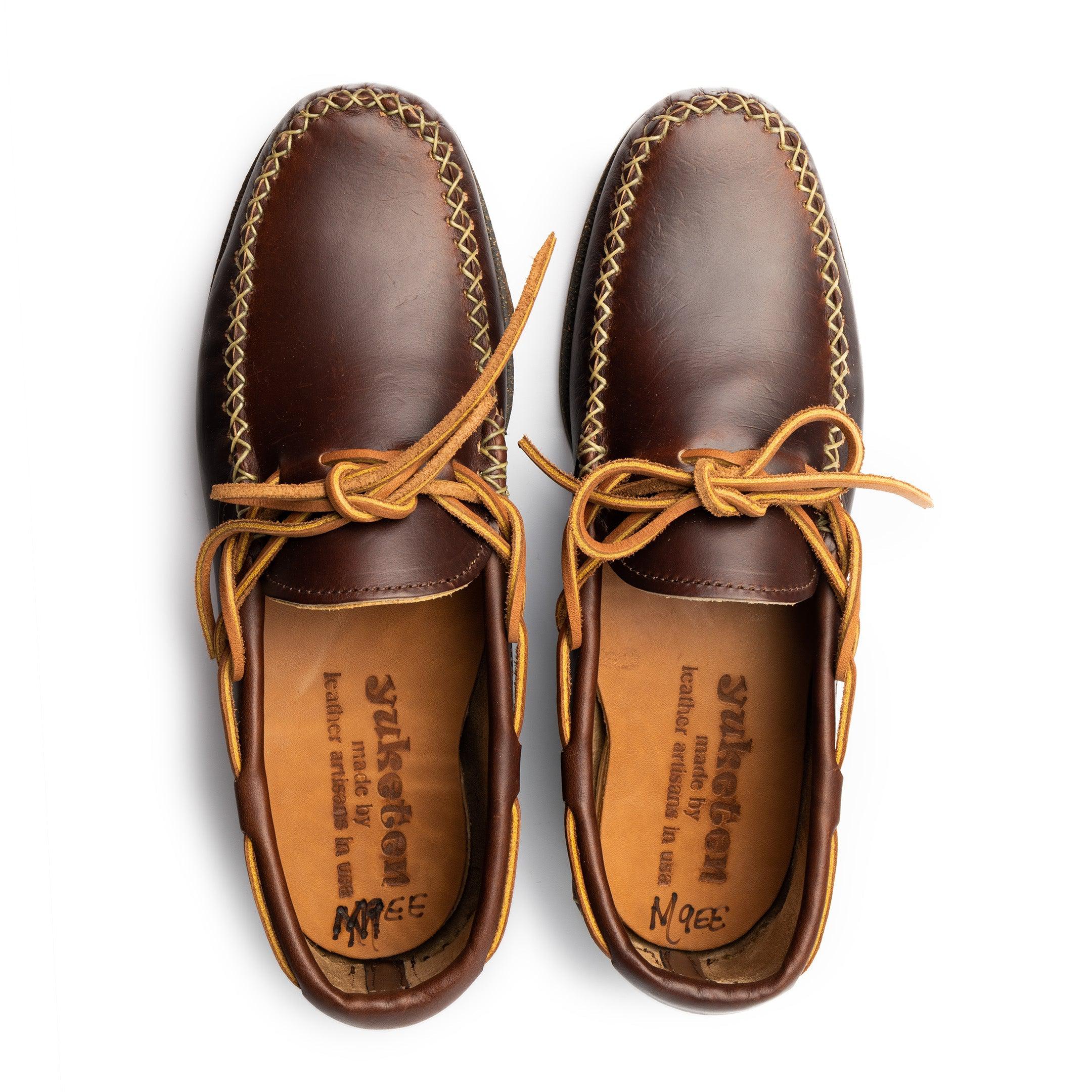 Yuketen Canoe Moc w/ Camp Sole G Brown - Image 4