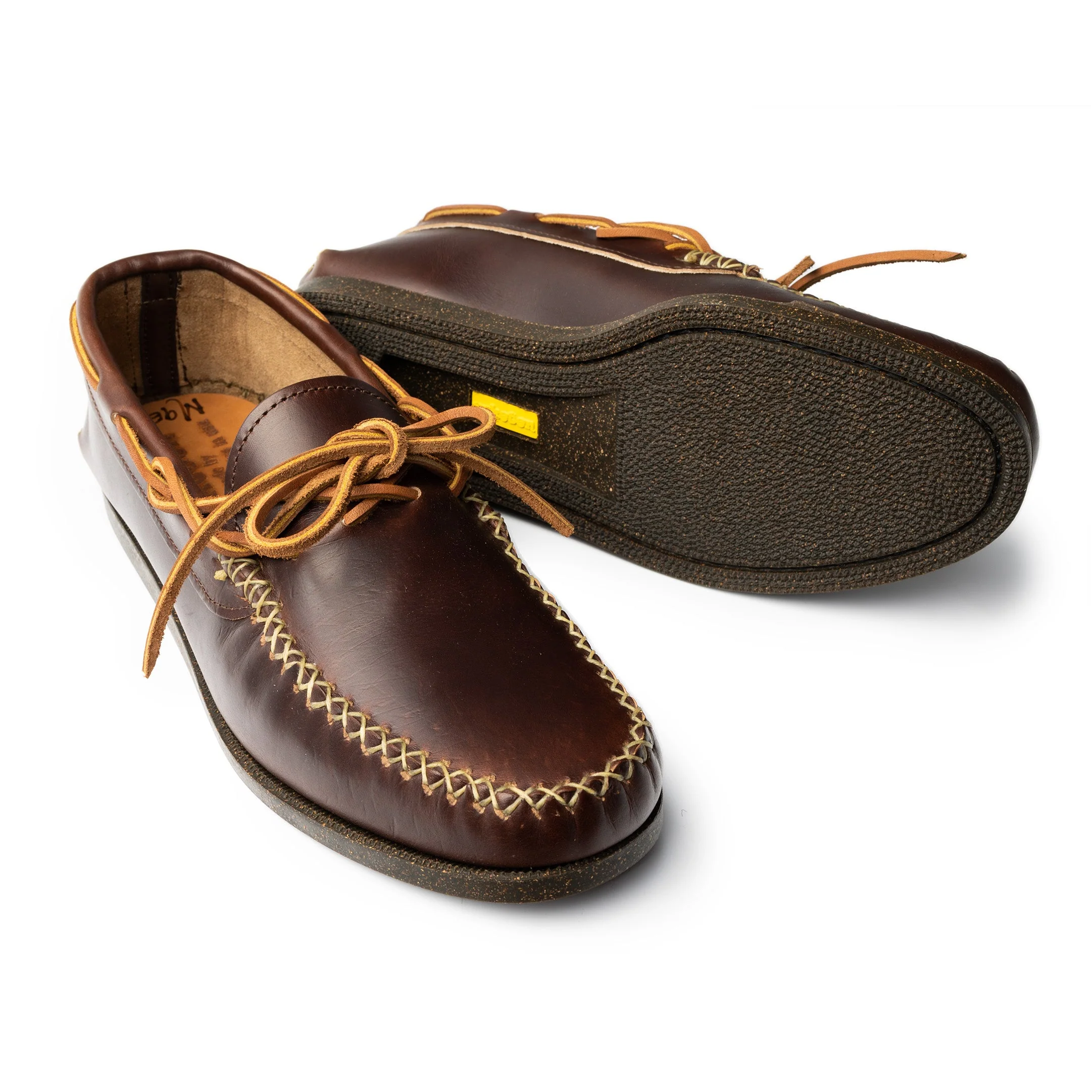 Yuketen Canoe Moc w/ Camp Sole G Brown - Image 5