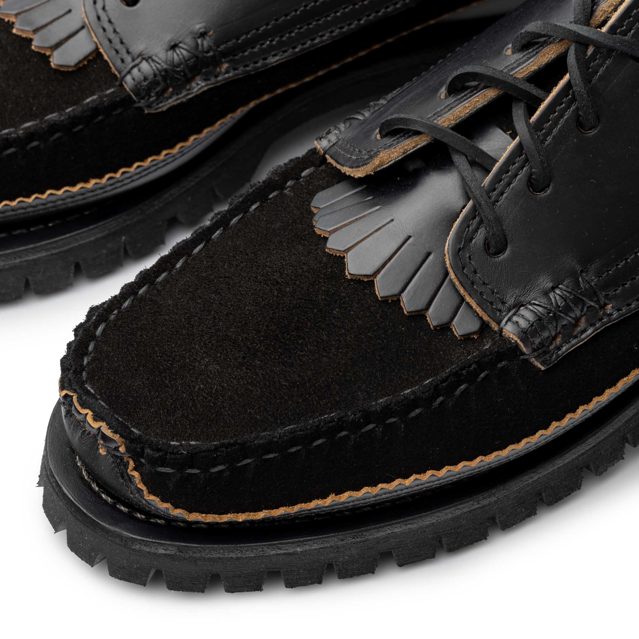 Yuketen Semi Handsewn Maine Guide Ox DB w/Kiltie Black - Image 5